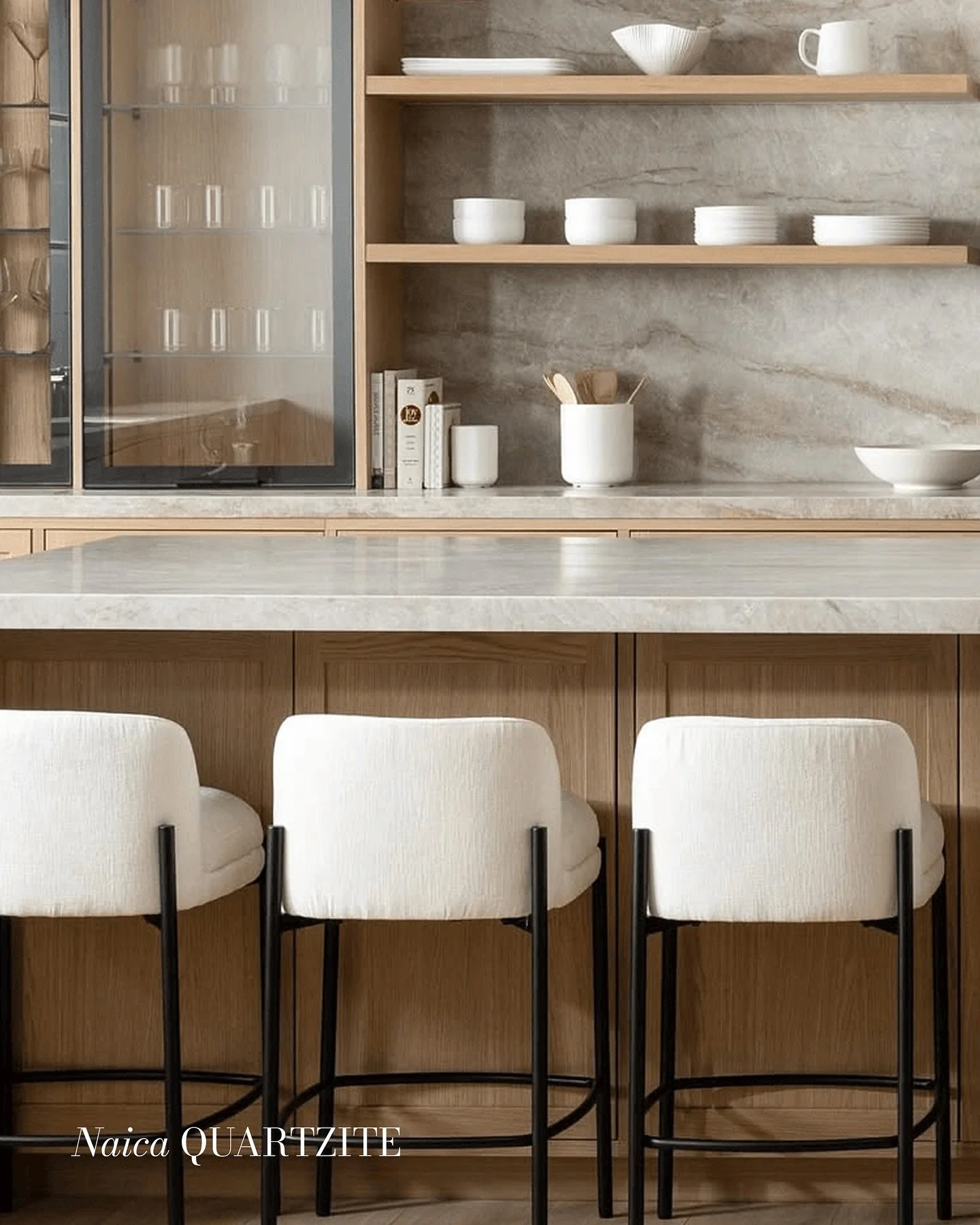 Searching for a one-of-a-kind stone that makes a statement?

This Artistic Tile khaki-and-cream quartzite with soft gold veining is quarried in Brazil and brings effortless elegance from wall to countertop.

Exclusively available at Cesario &amp; Co.