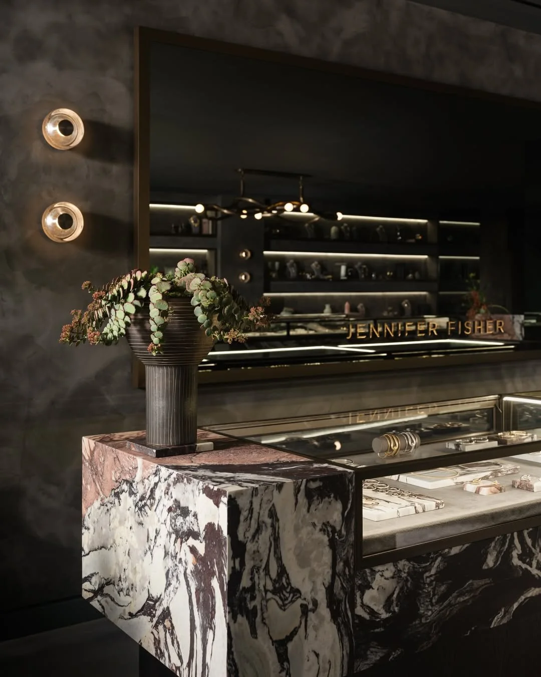 Dark and dreamy, meet magnificent marble in rich slabs of Calacatta Viola.⁠
⁠
A classic Italian stone blending white and burgundy with blush and black, laid beside a sinuous take on checkerboard.⁠
⁠
Exclusively available at Cesario &amp; Co. Explore 