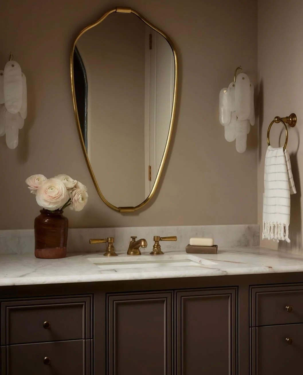 Quality fixtures sourced with intention.⁠
⁠
Beautifully designed by @halimacdonaldinteriors with subtle variations in tone, allowing the fixtures to add warmth and balance.⁠
⁠
Looking for the right fit for your next project?⁠
Explore our collections 