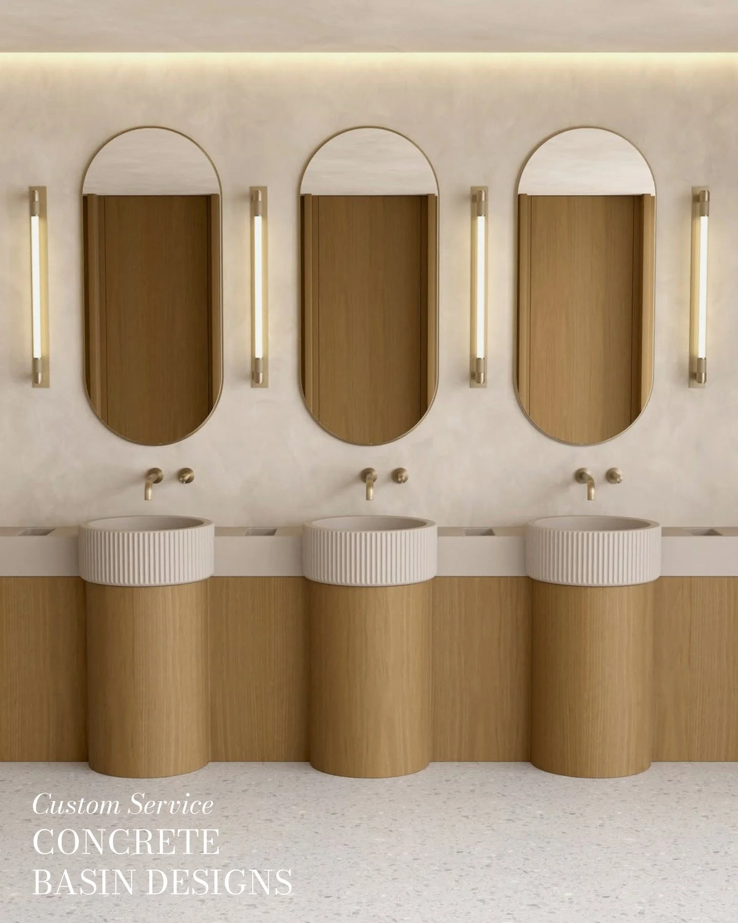 This is the kind of piece that makes a bathroom unforgettable.⁠
⁠
Crafted in contemporary concrete and handmade in the UK, these basins are available in 28 signature colours and fully customizable to suit every project. Discover statement pieces thro