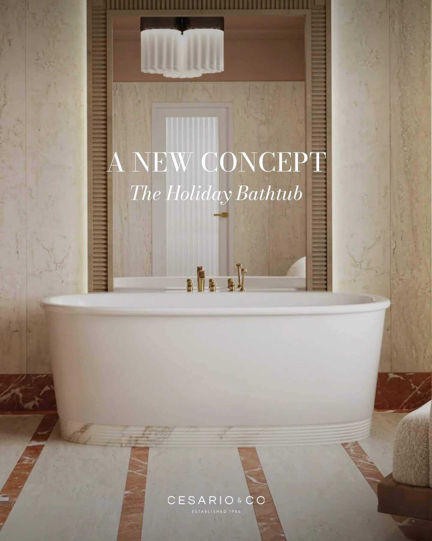 Some pieces don&rsquo;t just fill a room. They define it.

The Holiday Bathtub is built from perfectly interlocking elements that form a striking frame, with the option to add a plinth at the base.

Discover a selection of statement baths for your ne