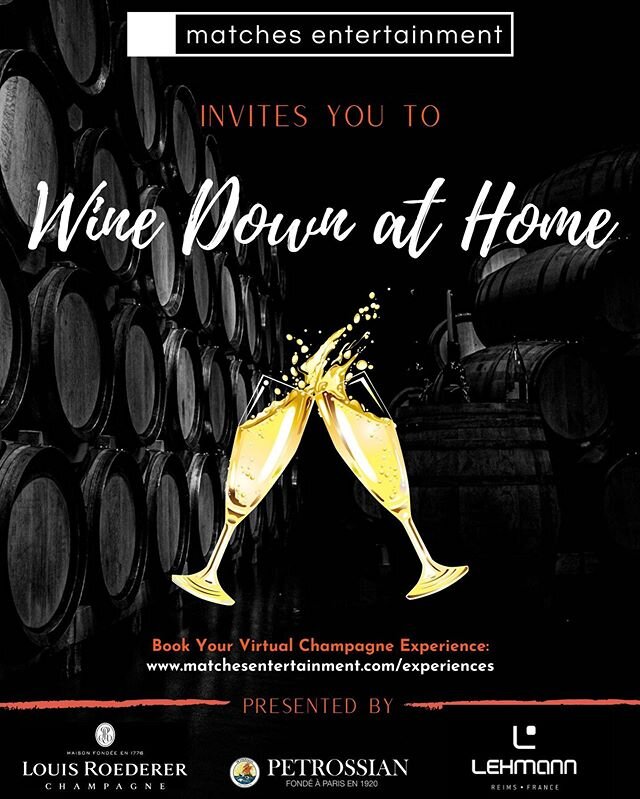 Missing high end experiences? Wish you could travel the world for a night? Craving a date night with your significant other? Need a new drinking activity with your closest friends and family? Or just bored at home?

In partnership with Louis Roederer