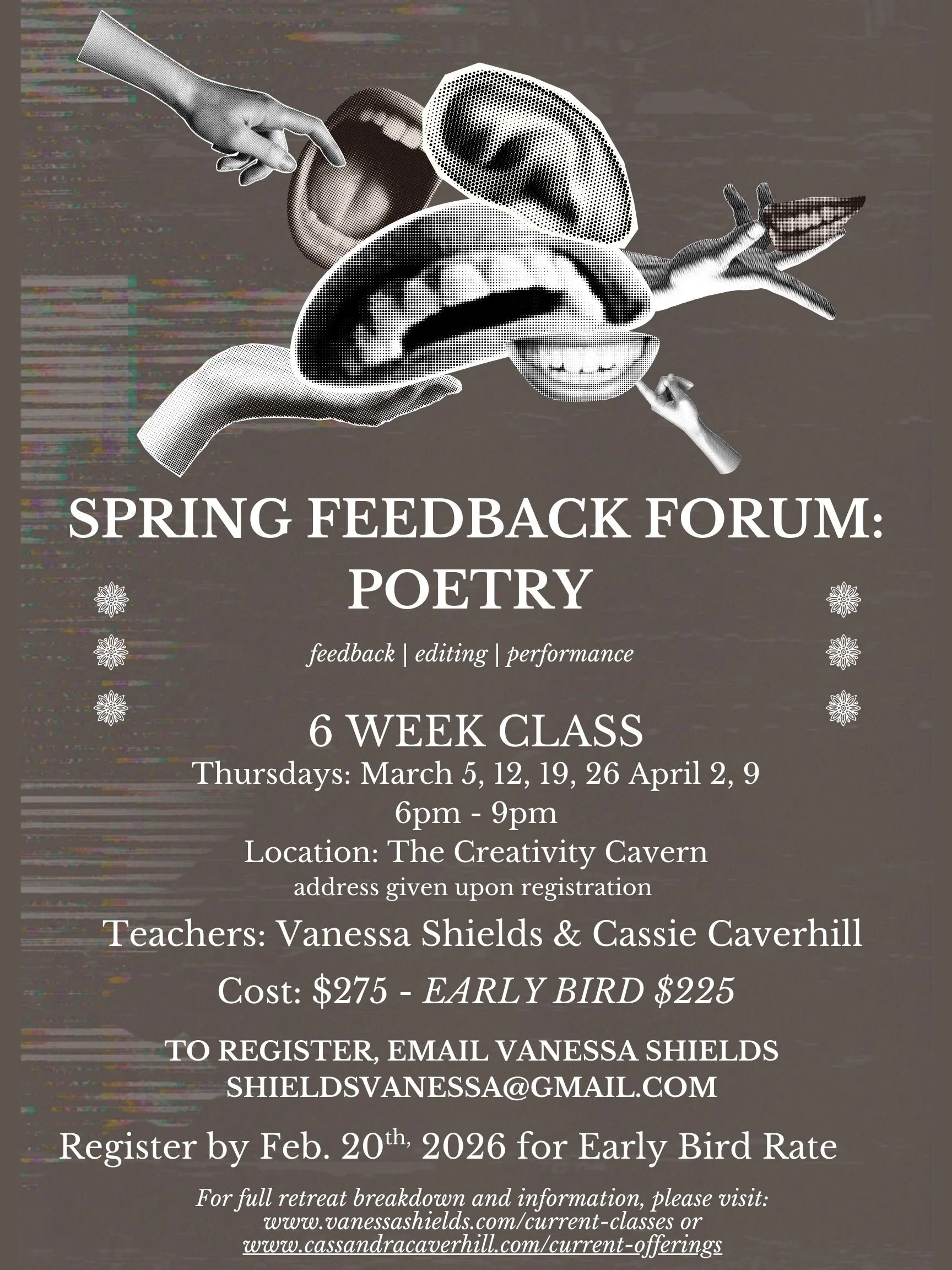 Spring Feedback Forum - Poetry