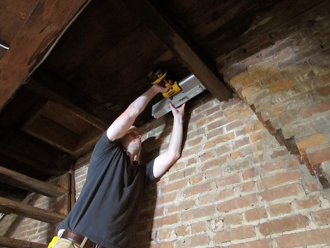 Chad Reinemann at work