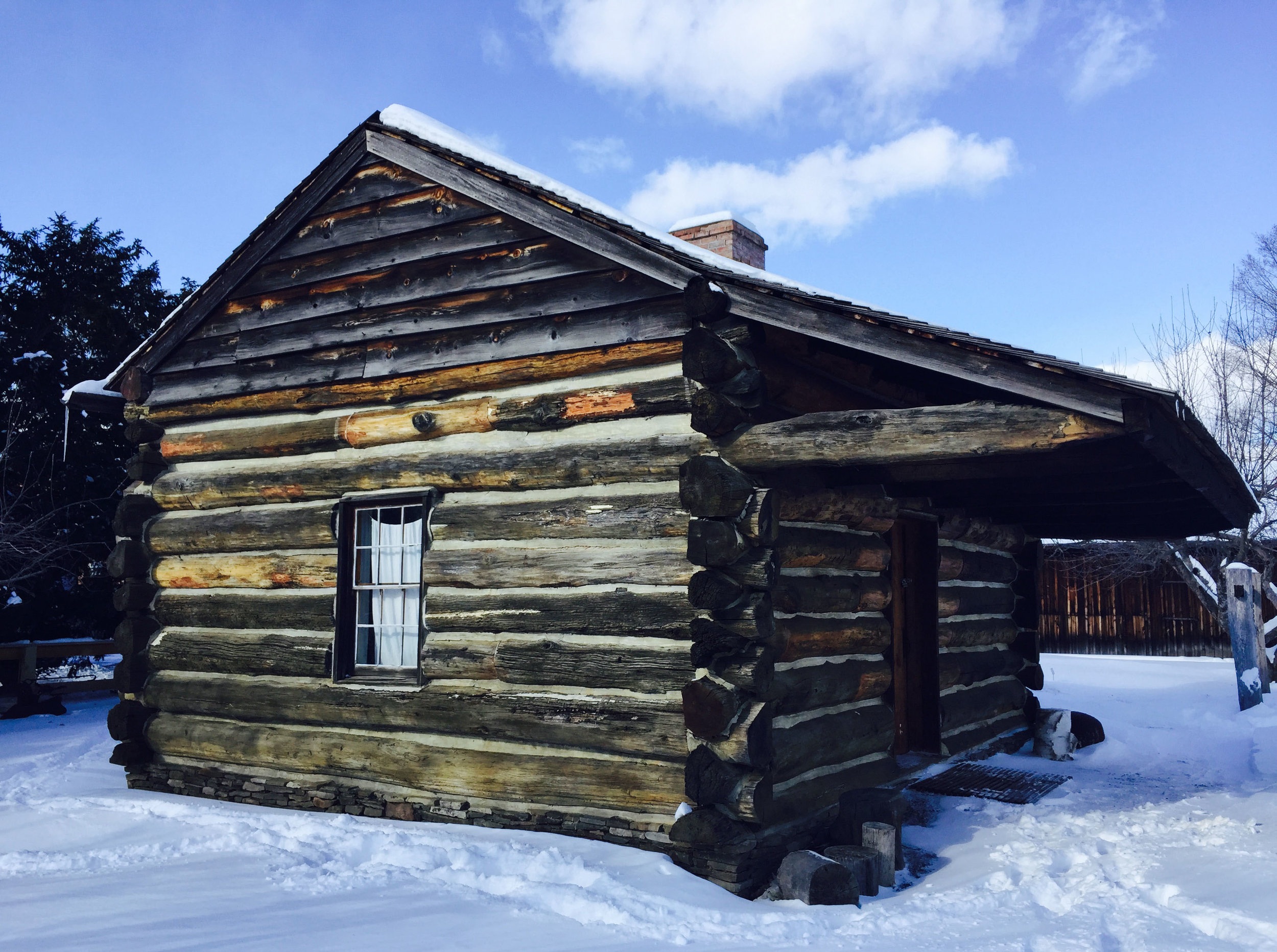 Corning/Painted-Post Historical Society, The Wixon Road Log Cabin