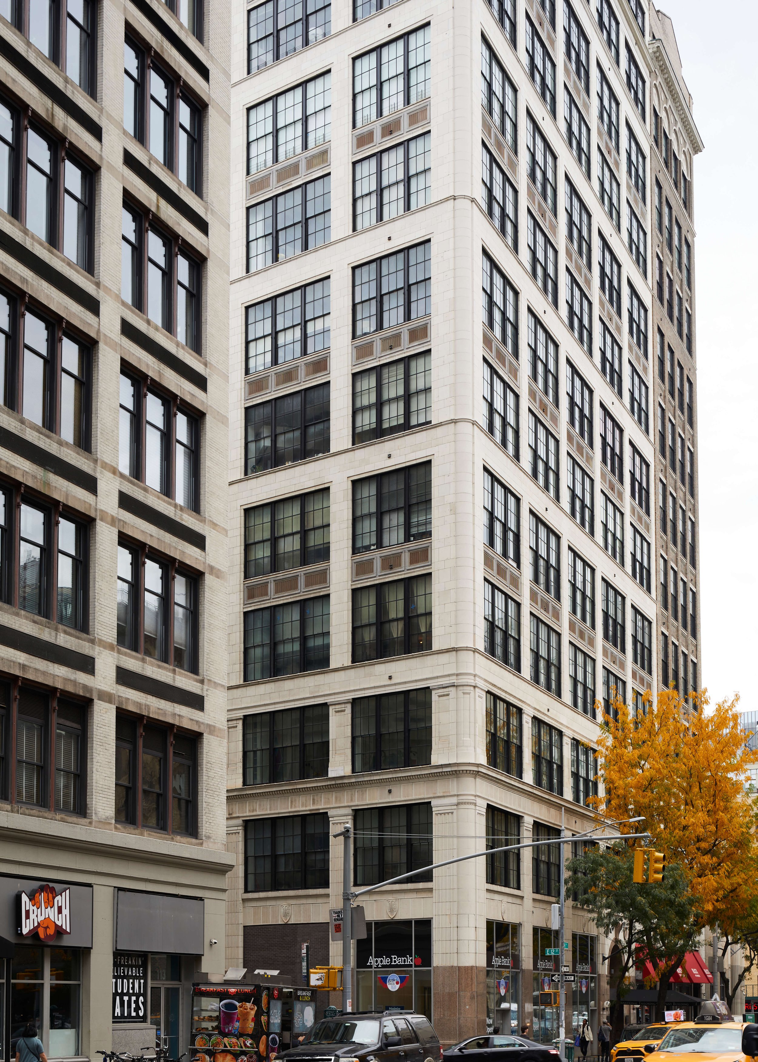  111 Fourth Avenue (center). This almost perfectly intact thirteen-story terra cotta-covered loft building was designed and constructed by Starrett &amp; Van Vleck in 1919 to house the International Tailoring Company. Herman Melville lived in a now-d