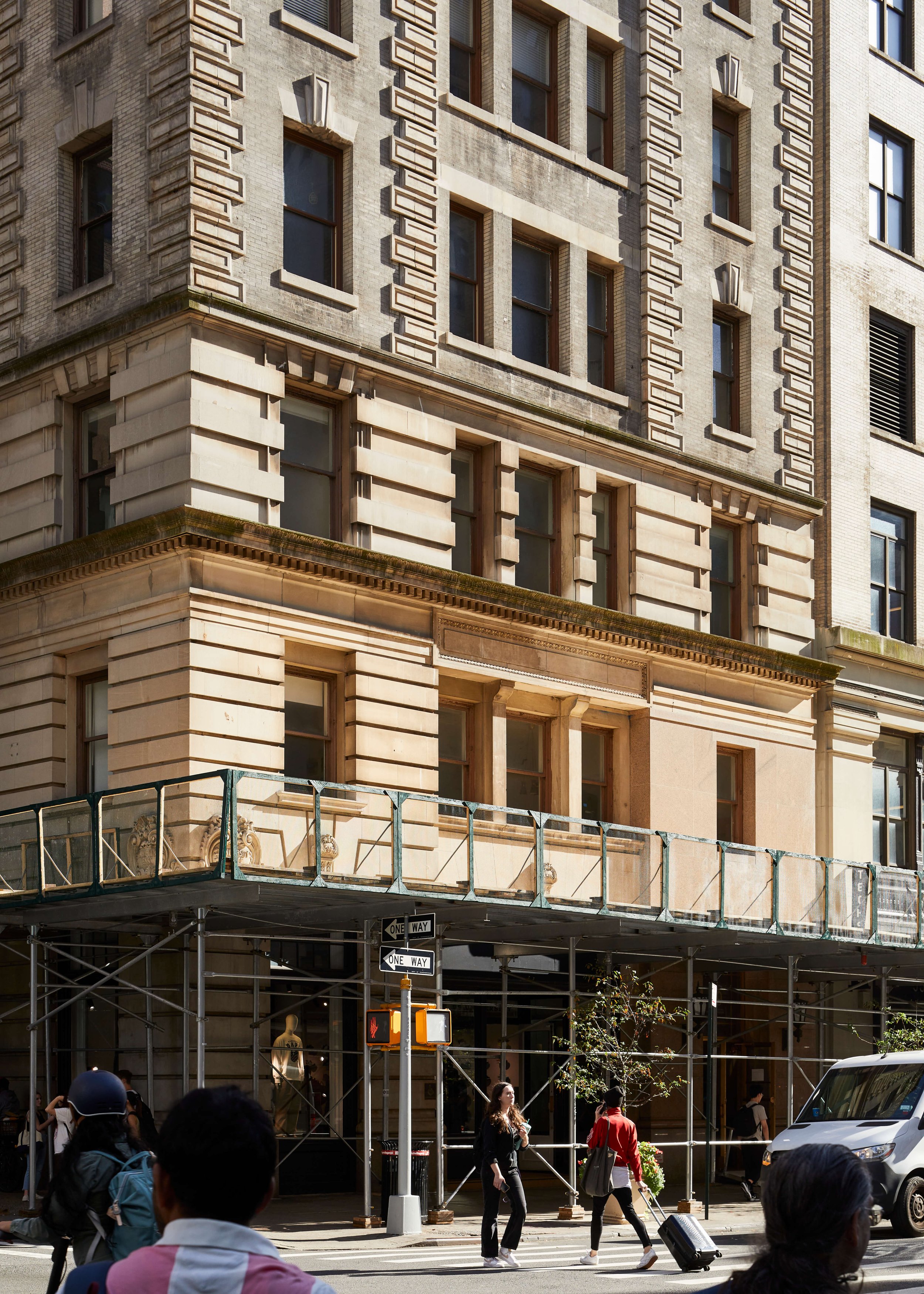 Lower floors details on 97 University Place