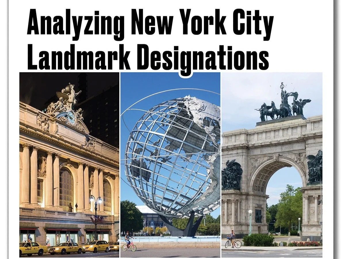 Village Preservation Releases First-Of-Its-Kind Report Analyzing NYC Landmark Designations 1965 to Present, Finds Dramatic Drop in Recent Years