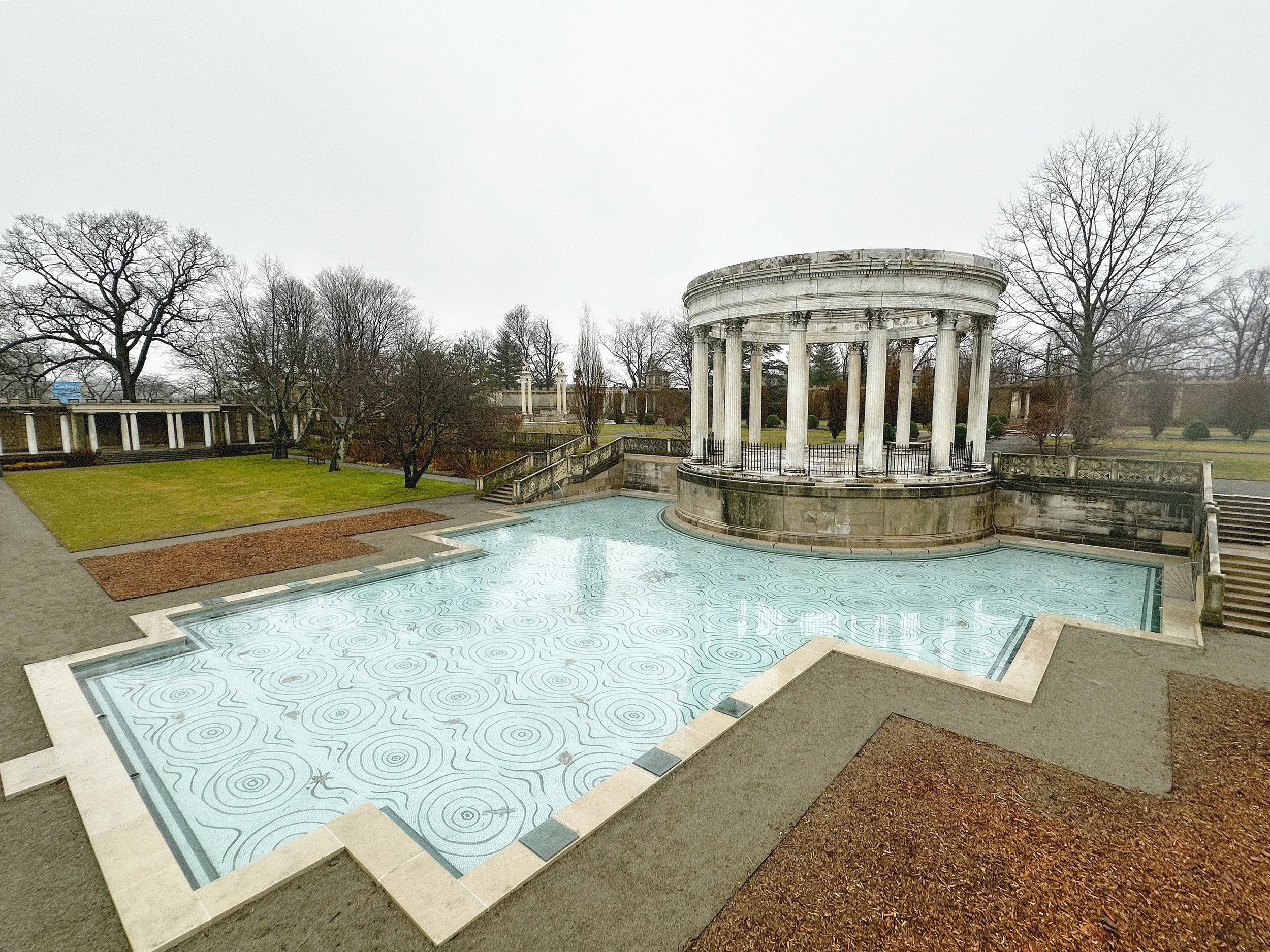 Persian Pool after restoration. credit: John Jacono