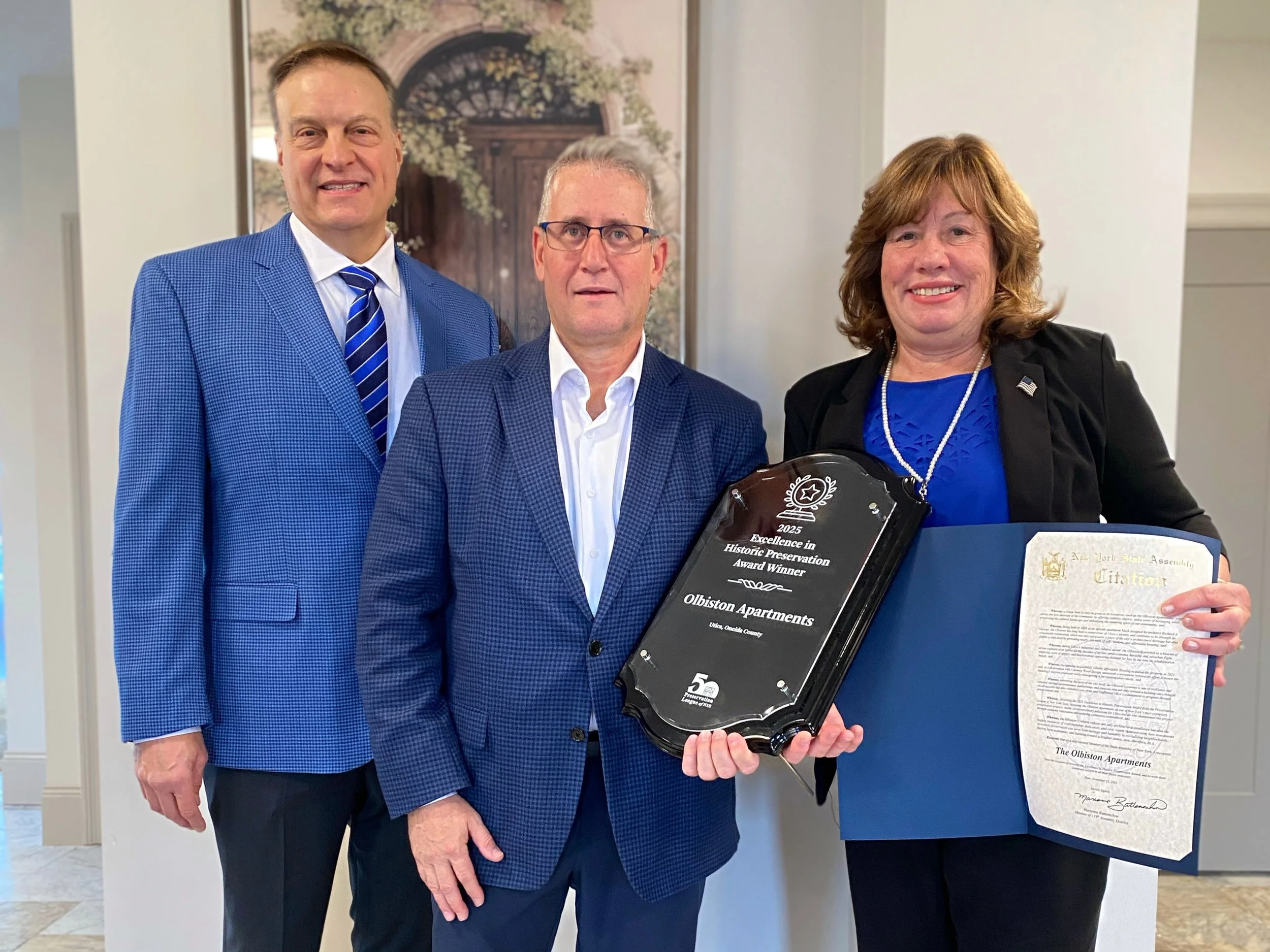A Proclamation in Utica: Celebrating the Olbiston's Excellence Award
