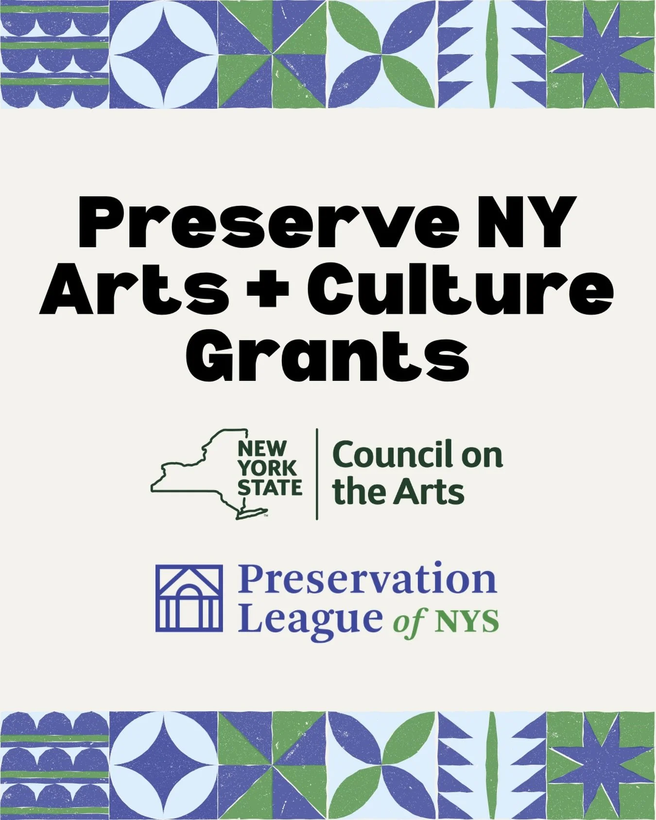 We have some exciting changes to our signature @nyscouncilonthearts regrants. Link in bio to learn more about how the longstanding Preserve New York and Technical Assistance Grants are being consolidated and reorganized as PNY Arts + Culture: Support