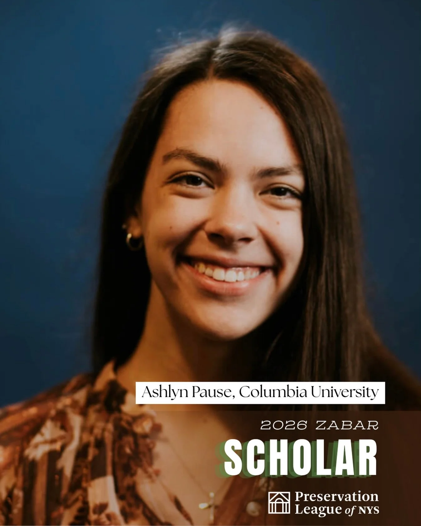 Scholarship Recipient Spotlight: Ashlyn Pause (Columbia University)

Ashlyn Pause is a second-year student in Columbia University&rsquo;s M.S. program in Historic Preservation @columbiagsapp. She earned dual bachelor&rsquo;s degrees in Historic Prese
