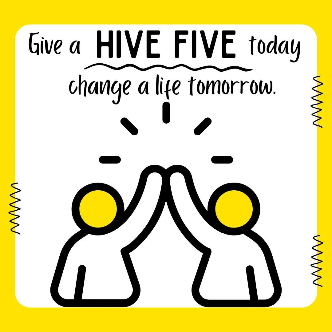 Give a High Five today, change a life tomorrow. Join the community in giving high fives to Rocksolid in a new way! 💛

Our goal is to get 5 &ldquo;high five givers&rdquo; at each level monthly for a year! 

Each level helps us support different aspec