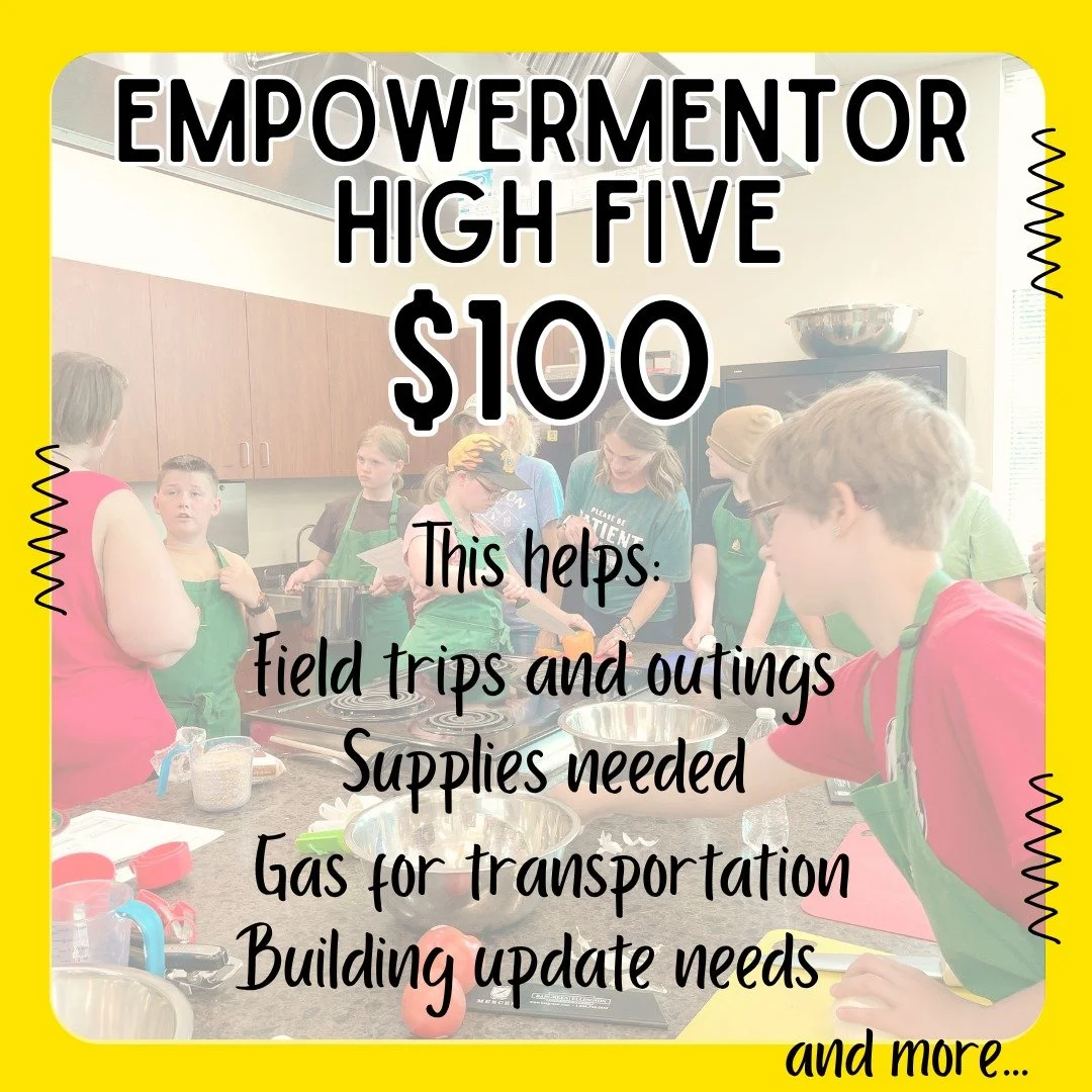 Become a Youth Champion with a monthly high five giving level of $100!

Your support directly fuels life-changing experiences, covering teen registrations, field trips and outings, transportation needs, and essential updates to keep our center safe a