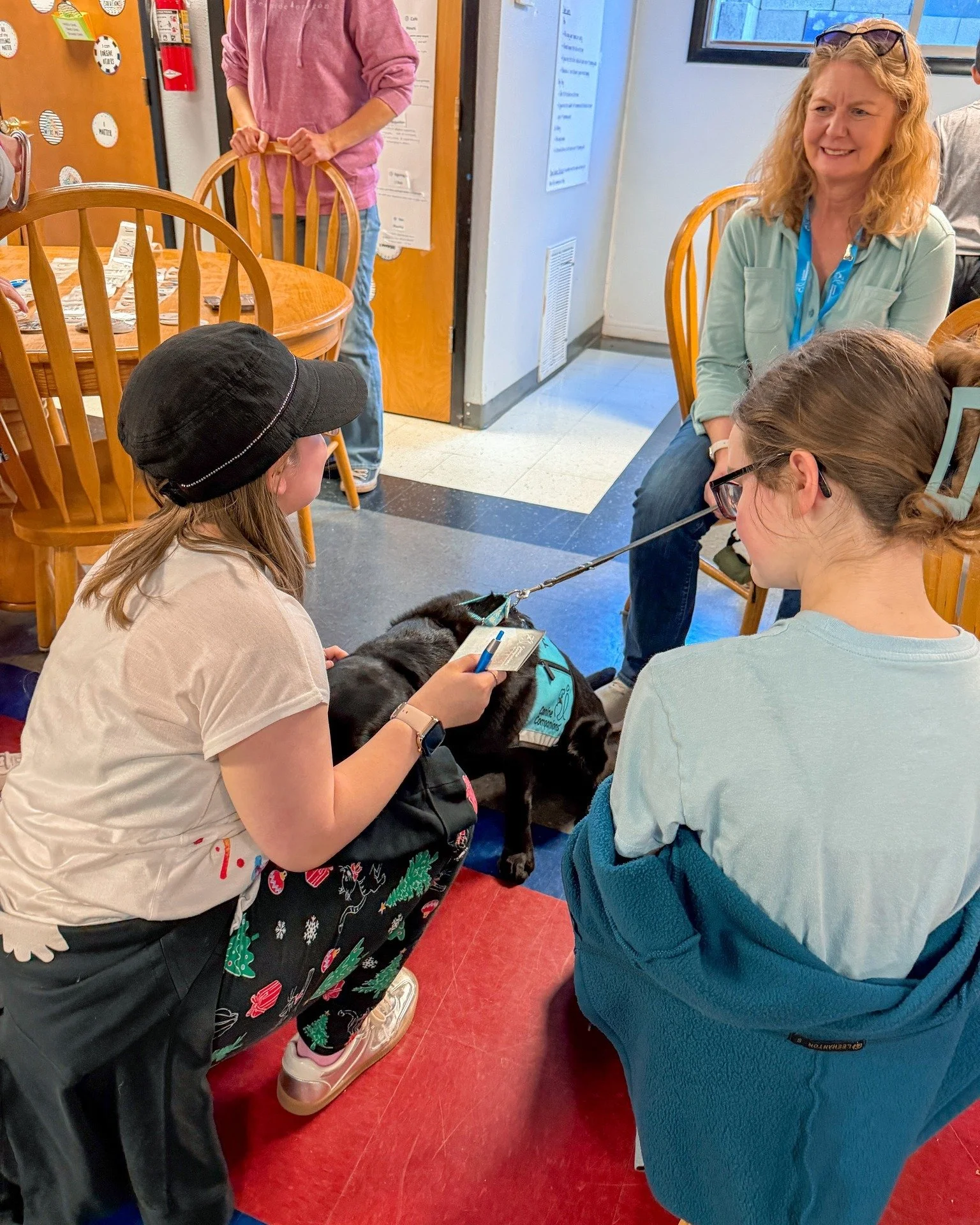 Puppy love is a cure for everything! 🐾

Thank you @canineorg for hanging with us last week!