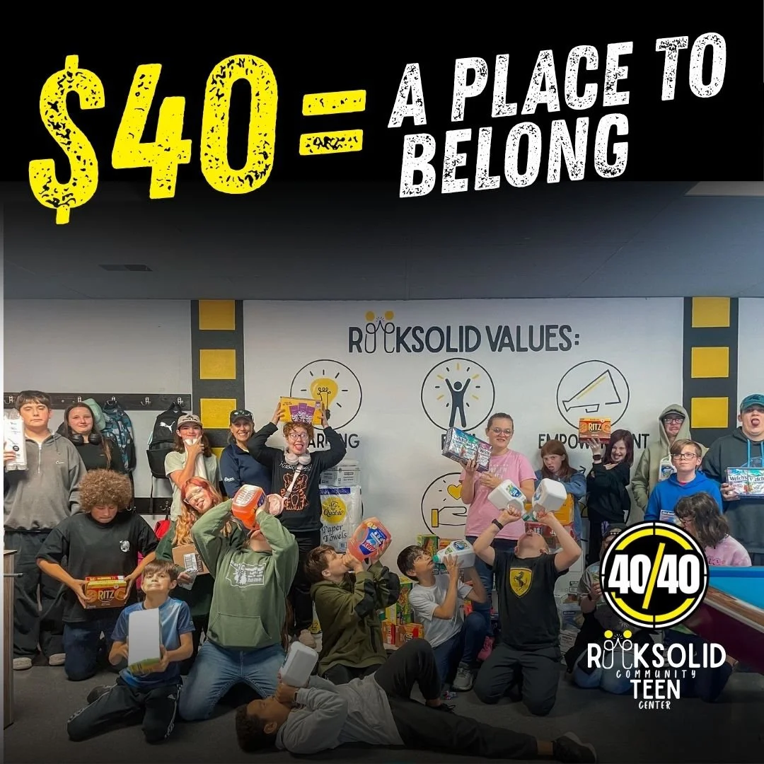 $40 doesn&rsquo;t seem like much&hellip; but for a teen, it can mean everything.
It means a place to belong.
A safe space after school.
People who notice when they walk in the room.
We see it every day&mdash;teens who just needed one place to feel li