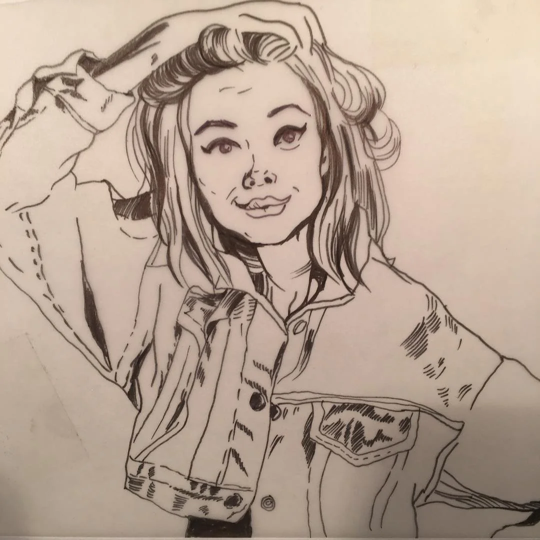 Sketches, utcast, book covers "Teenage queen"