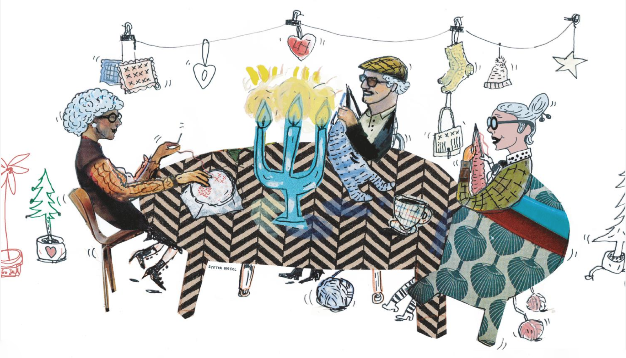 Illustration, Spring activities