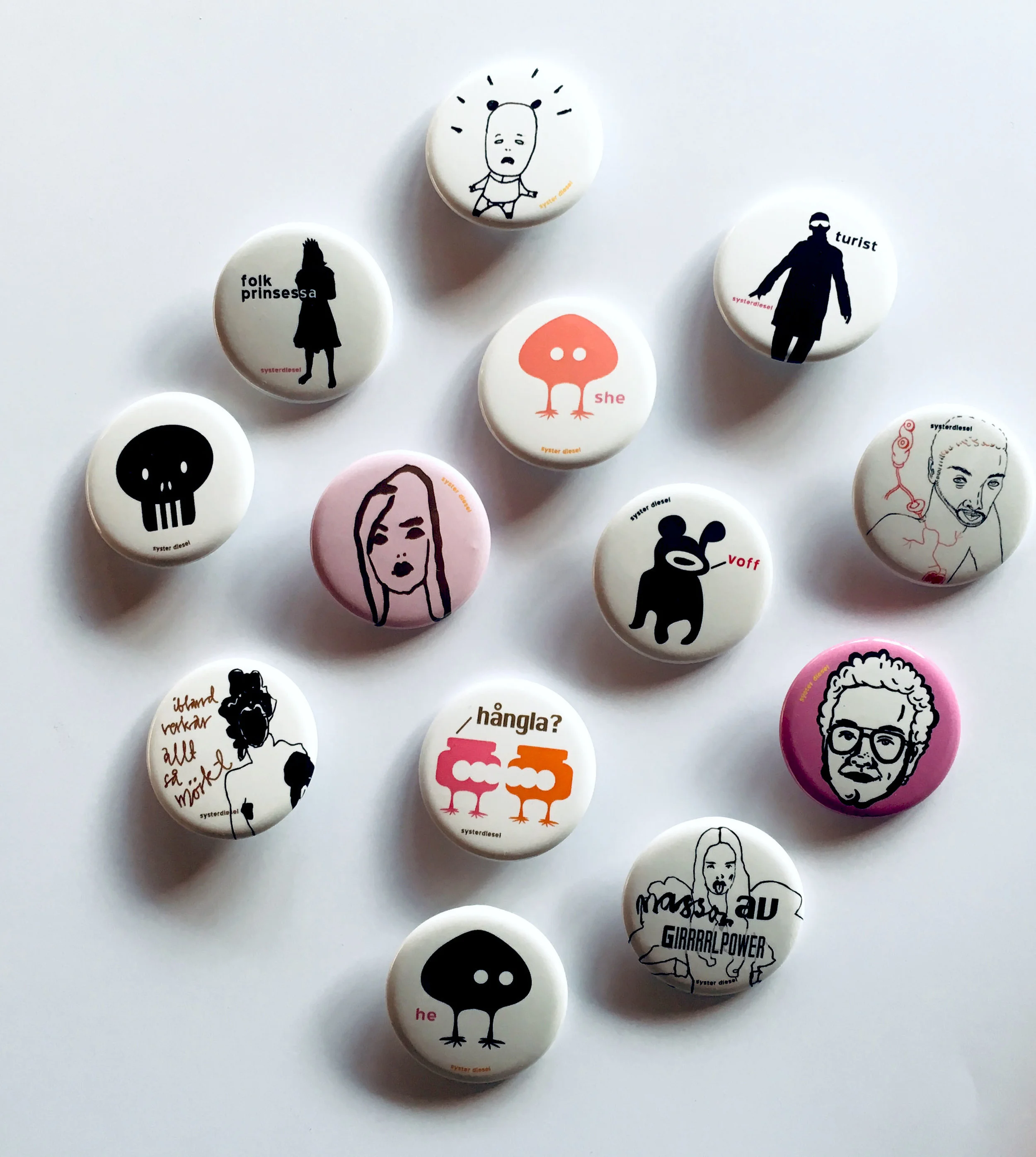 Event project- badges pins