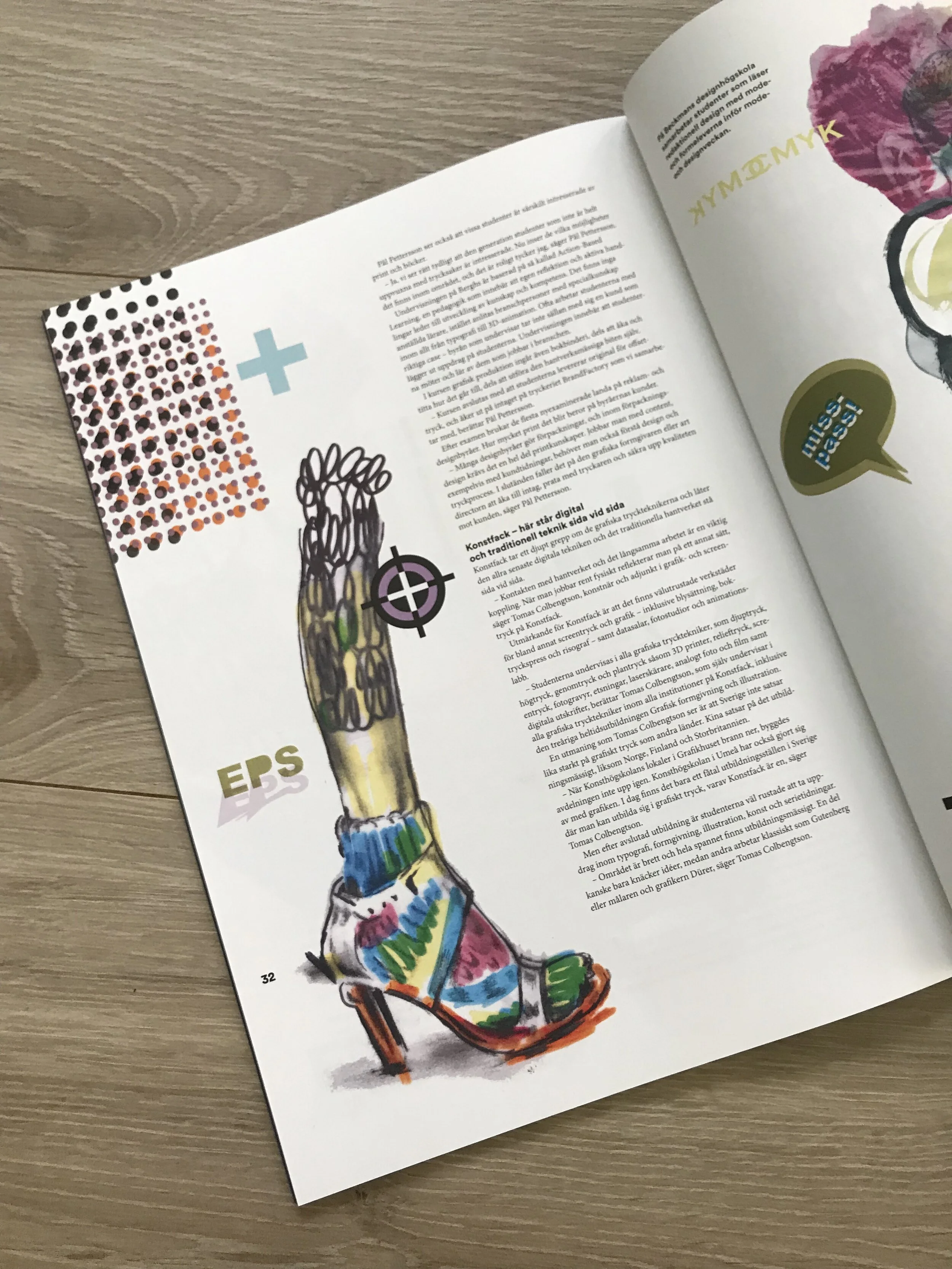 Illustration, Trydells magazine