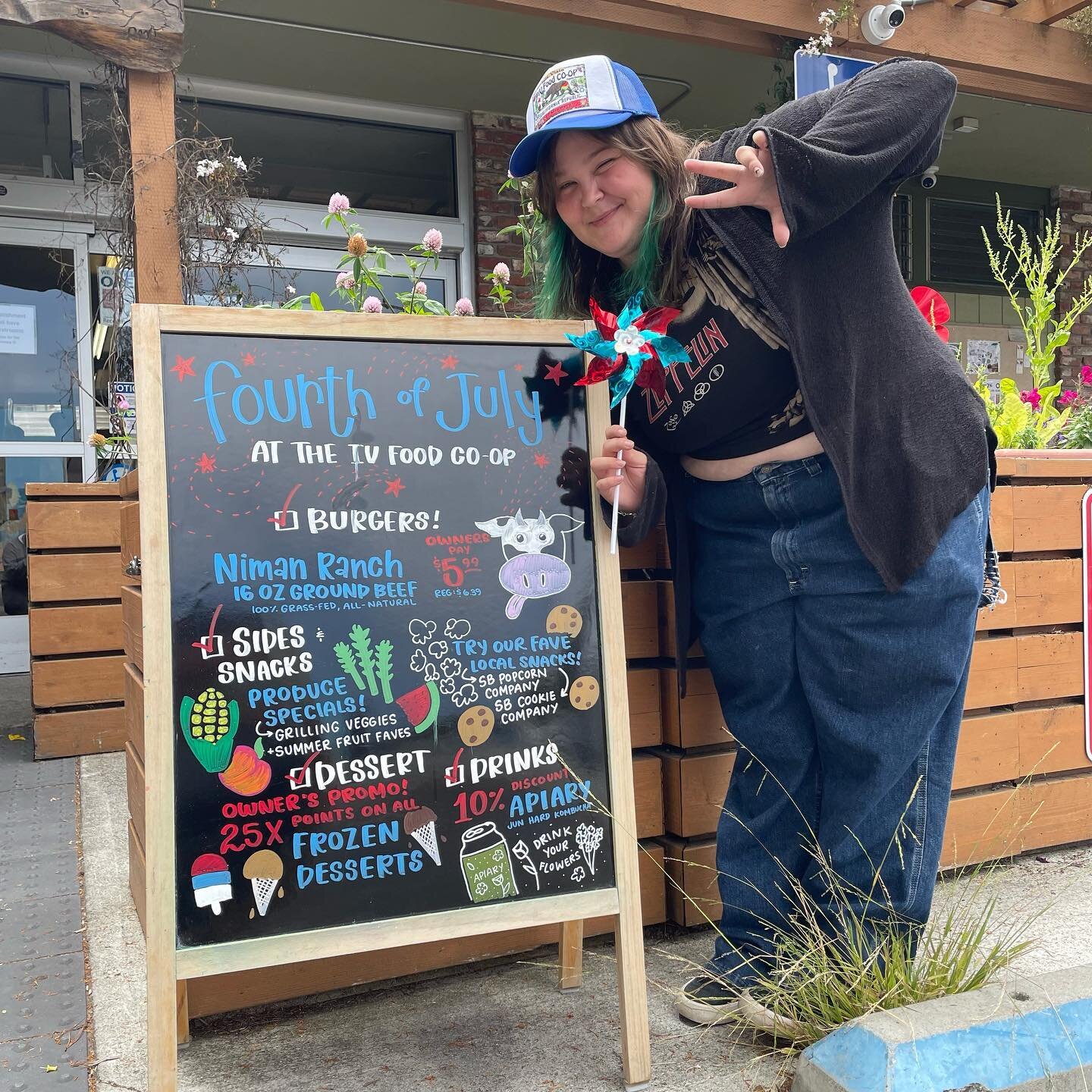 Happy holiday weekend! 🎆 Soak up the sun and walk over to the co-op for all your BBQ and picnic essentials 🍔🍉🍦☀️

🤗 Manny, our newest cashier with the warmest smile, wants all of our owners to know that we have several owner&rsquo;s promotions t