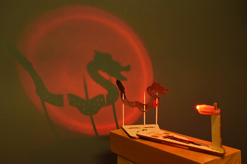 Trivia prize: DIY Dragon Shadow Puppet Kit