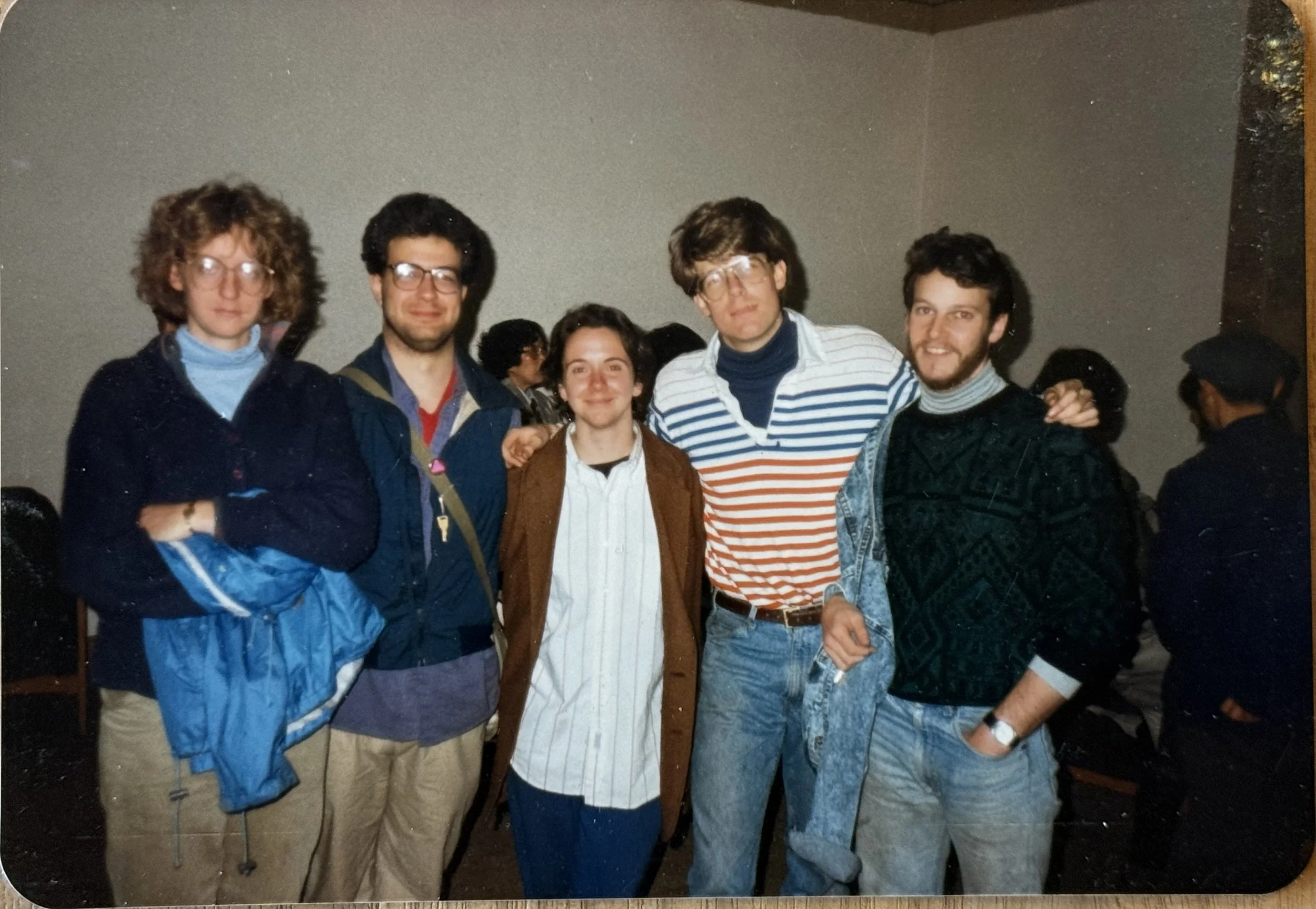 Five of the six 1987-1988 Changsha bachelors (missing Alex Wilmerding)