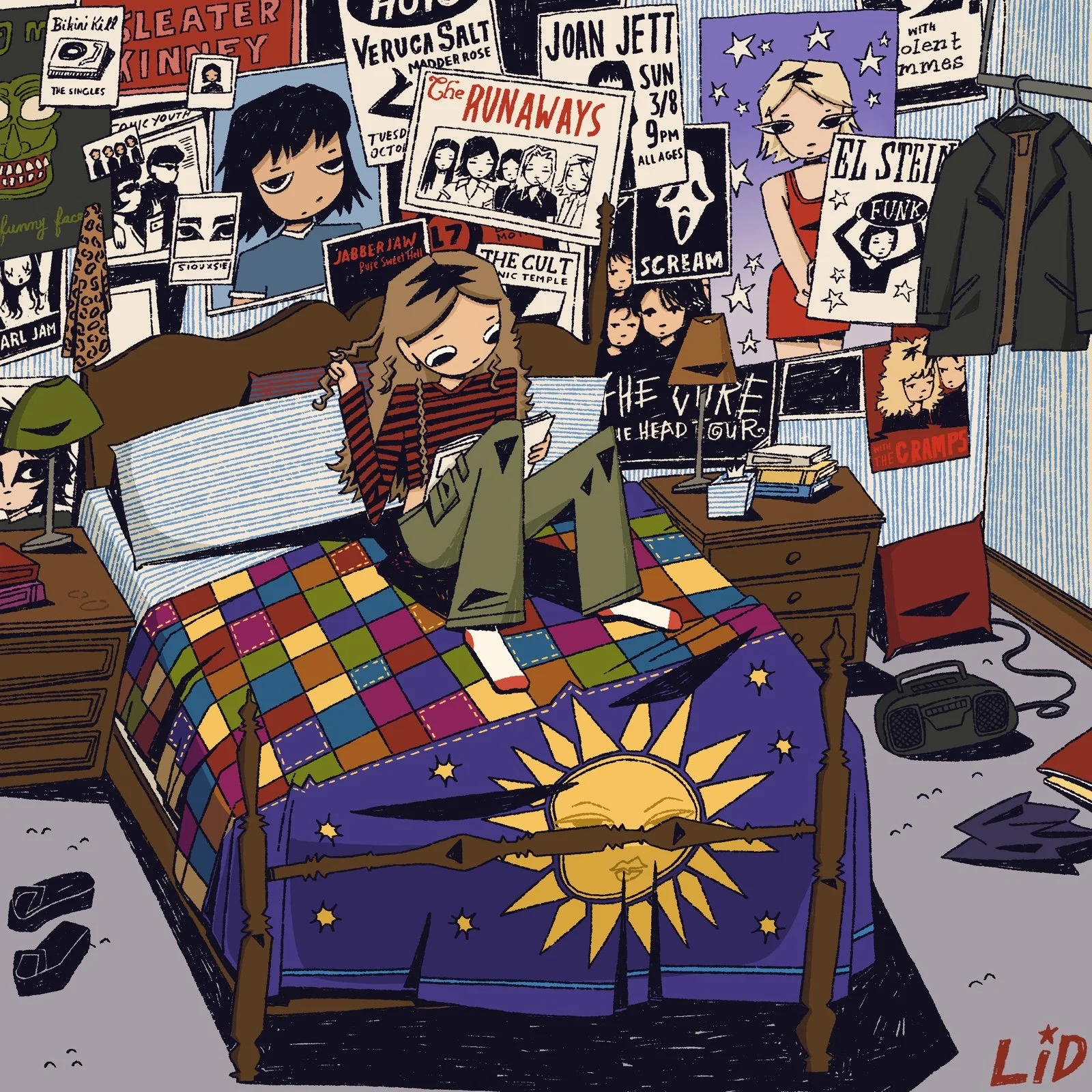 kat stratford's bedroom print