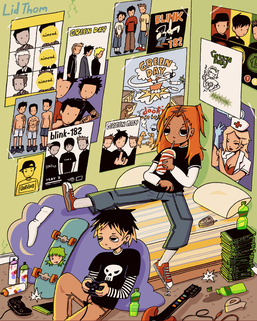 Fangirl: Blink 182 & Green Day Print