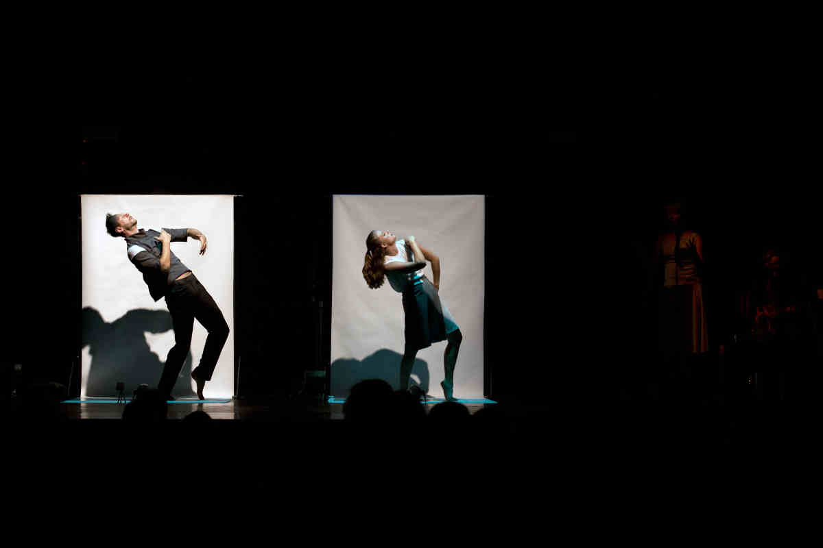 Slovak performers Daniel Racek and Barbora Janakova. Photo: Elizabeth Drews.