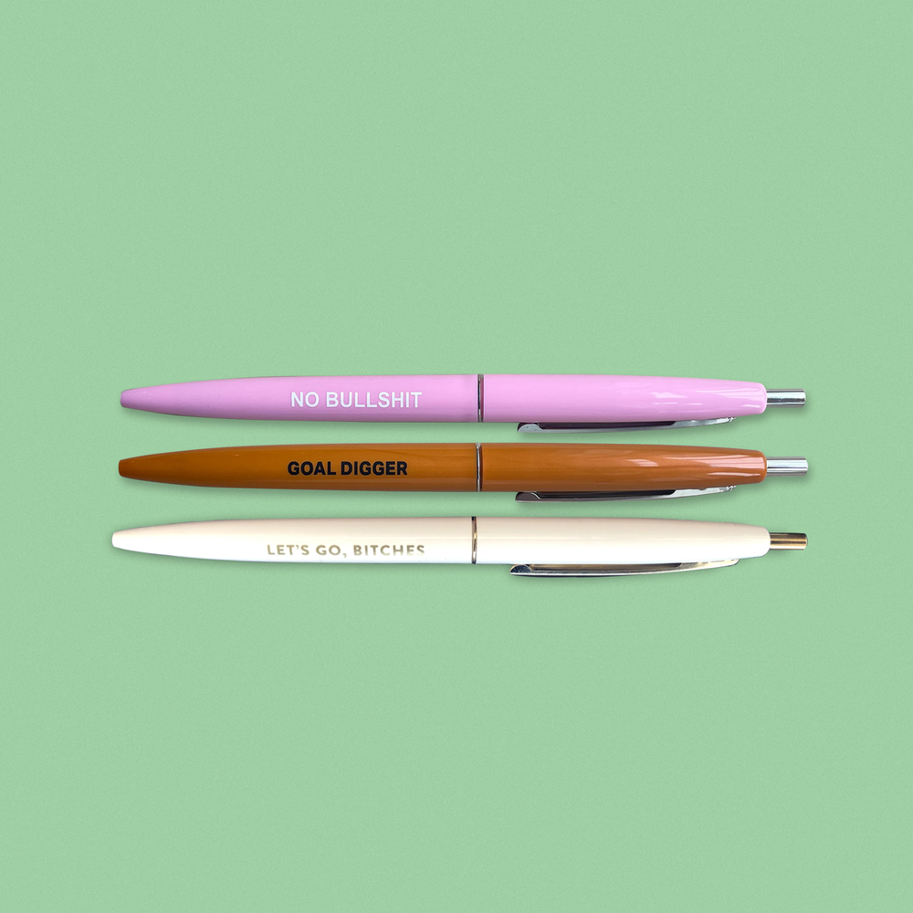 No Bullsh*t Pen Pack (3 Pens) — HUB