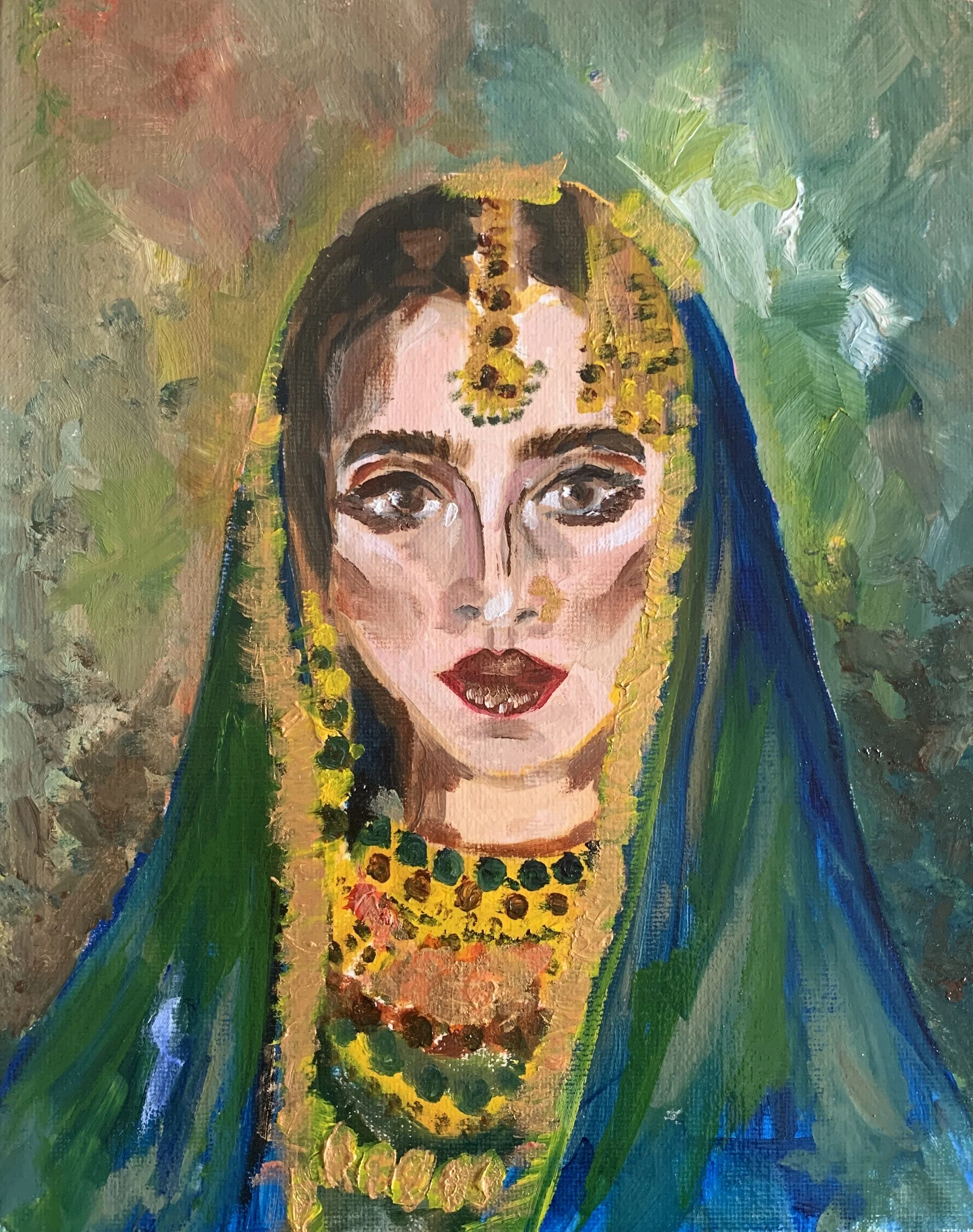 Neela - Oil Painting Print
