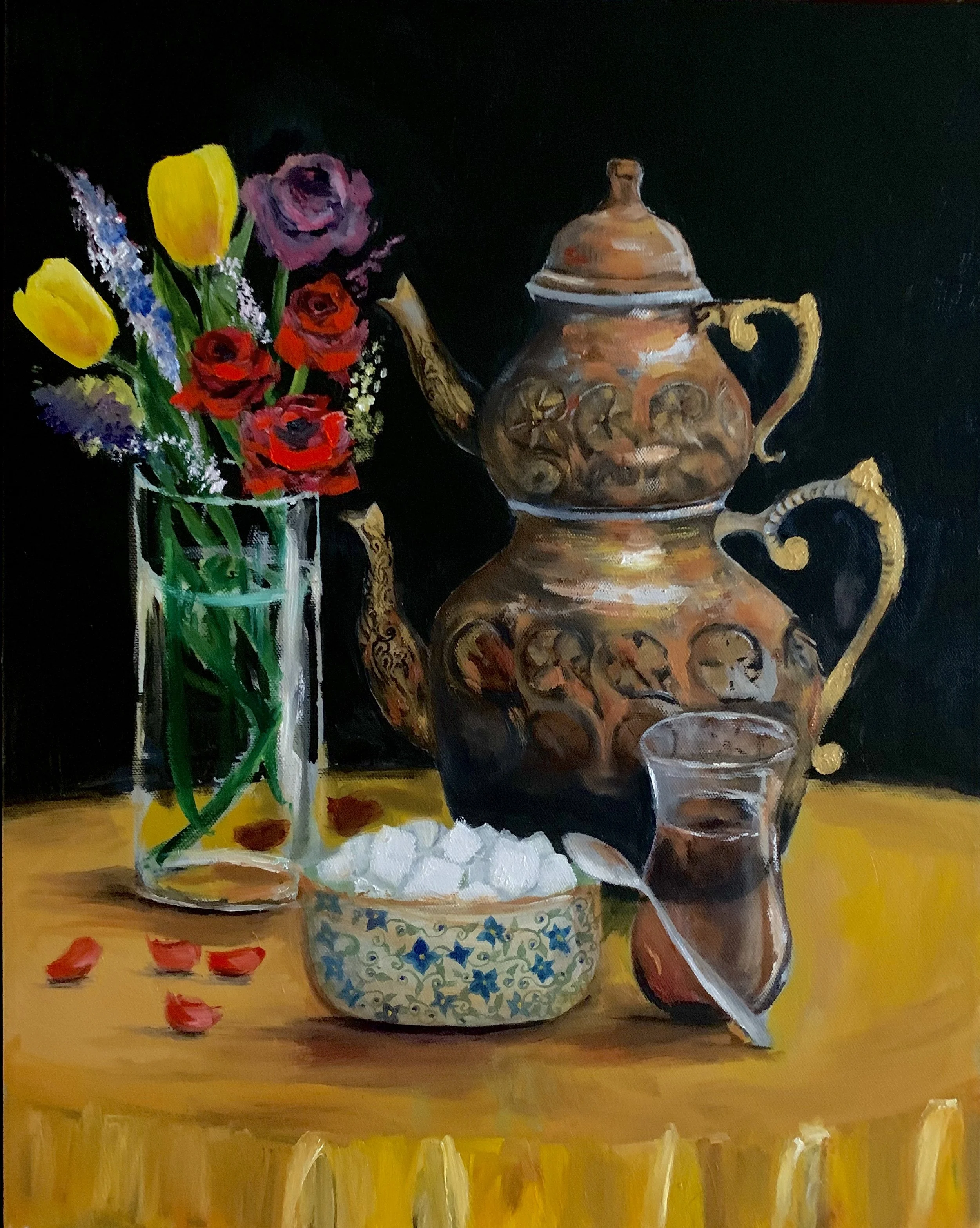 Turkish Tea - Oil Painting Print