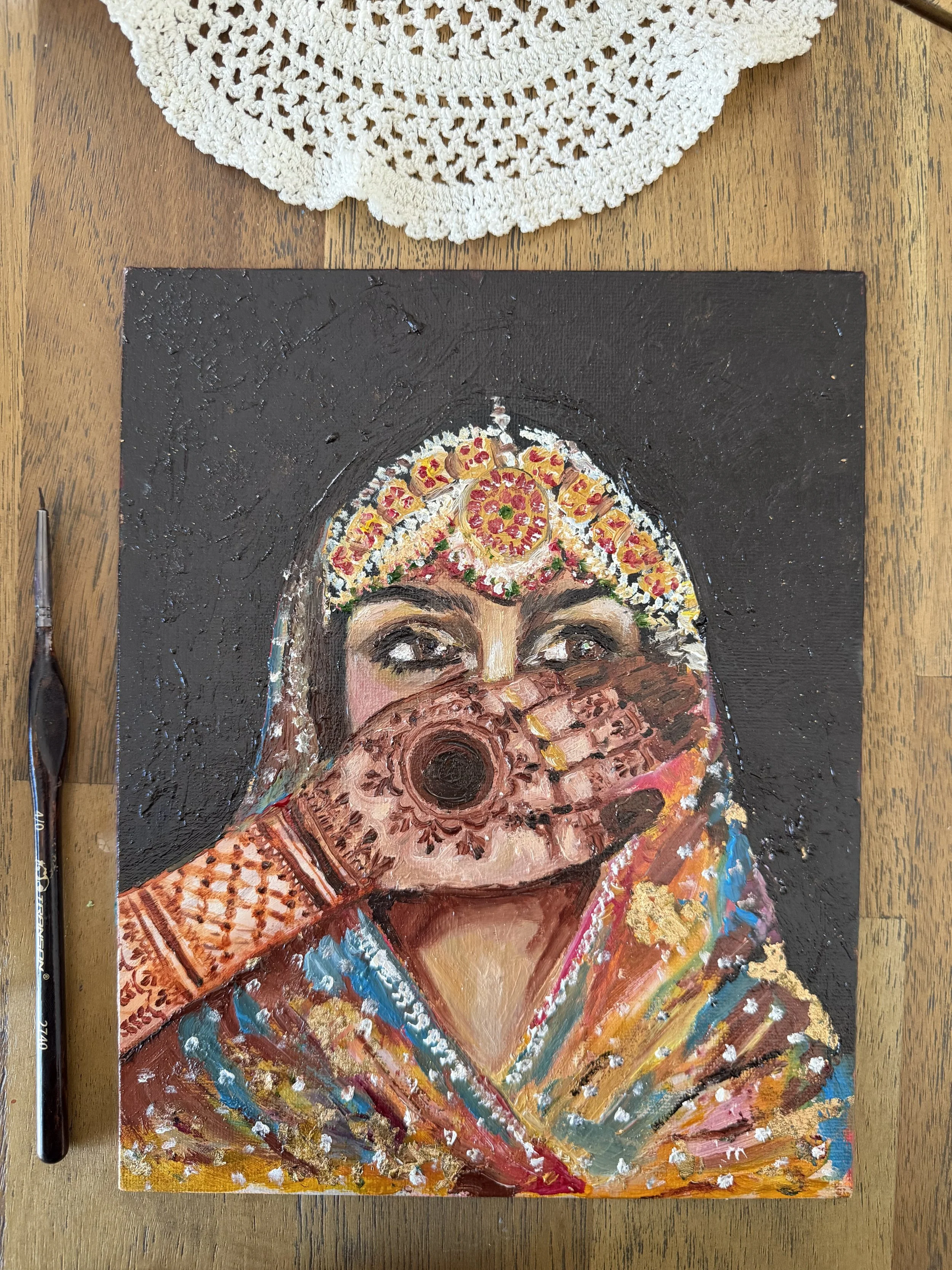 Satrangi - 8"x10" Oil