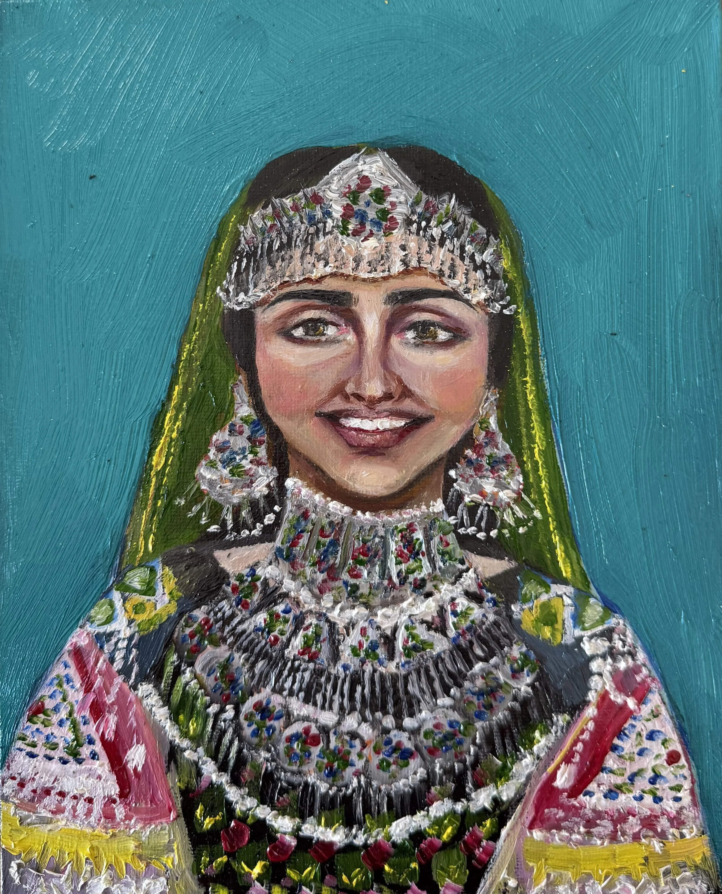 Tabassum - Oil Painting Print