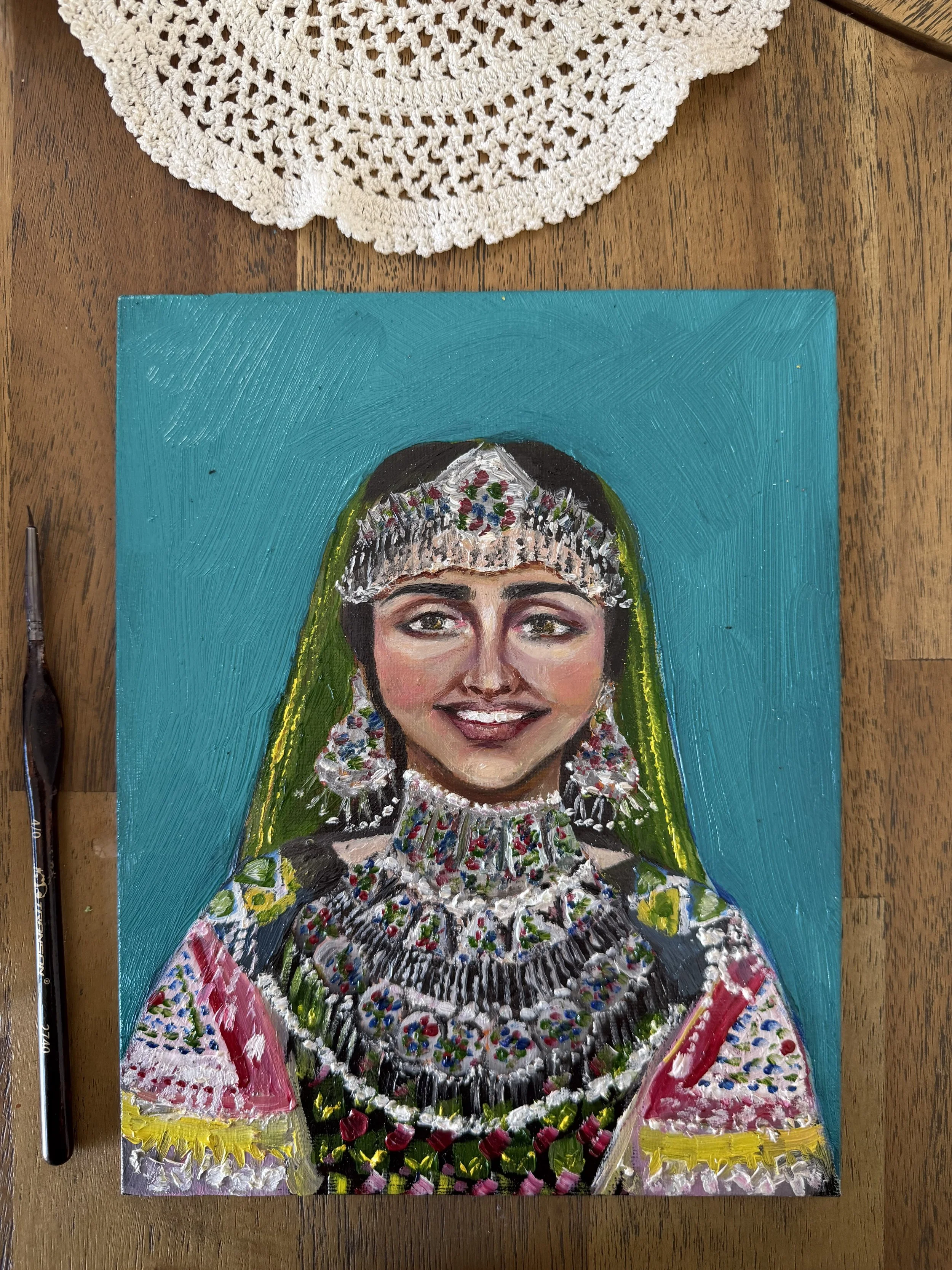 Tabassum - 8"x10" Oil