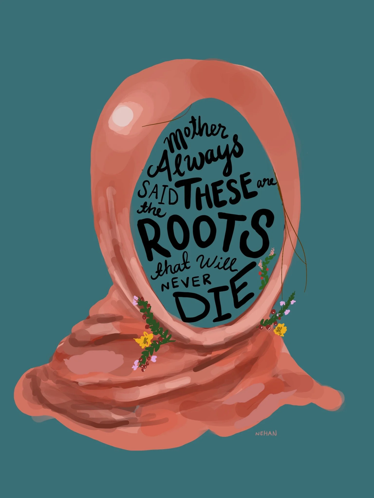 Mother Always Said - Digital Art Print