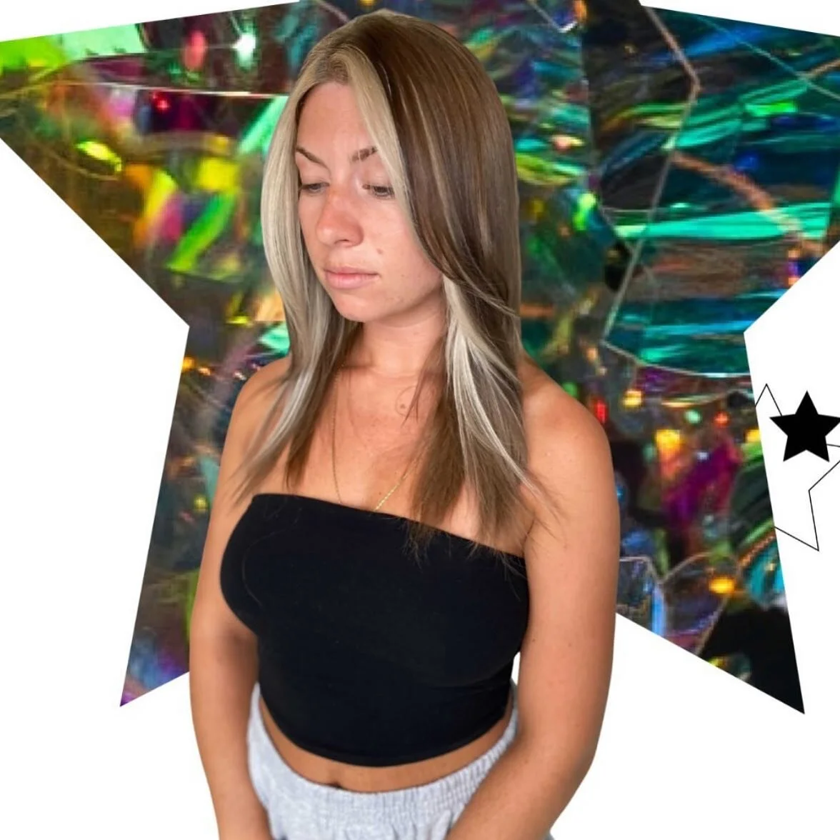 #90bangs @viktoriyaa.love 
.
A bold way to lighten your hair with very little commitment. Any color combinations  or hair texture work on this. It&rsquo;s just about the intensity of the color. You can do it subtle or bold 💪
.
.
.
#maywoodnj #njhair