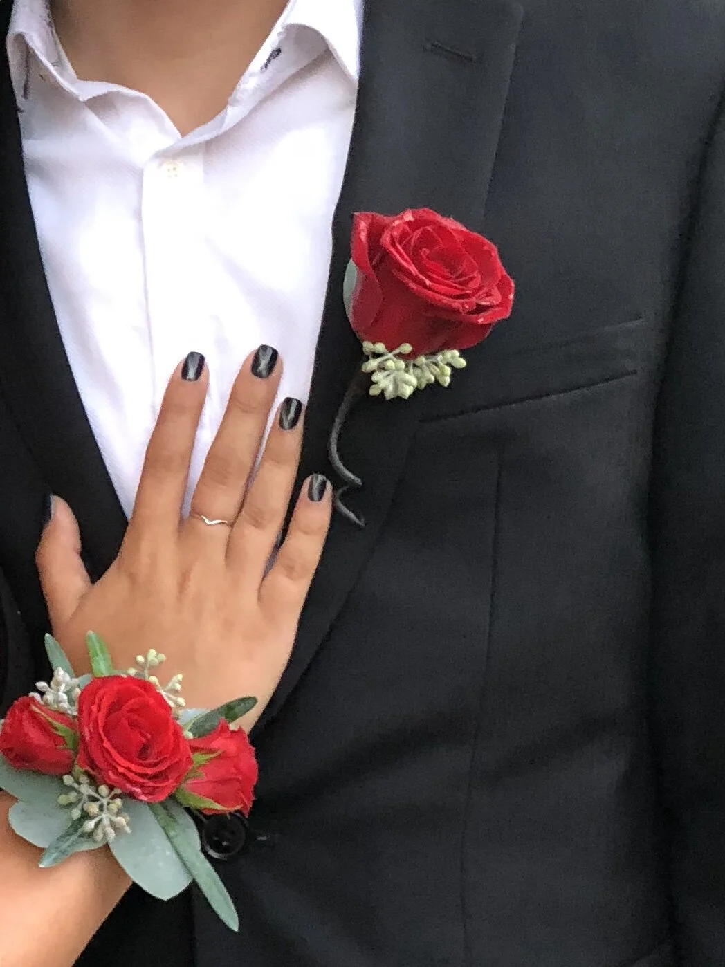 Corsage + Boutonniére Set