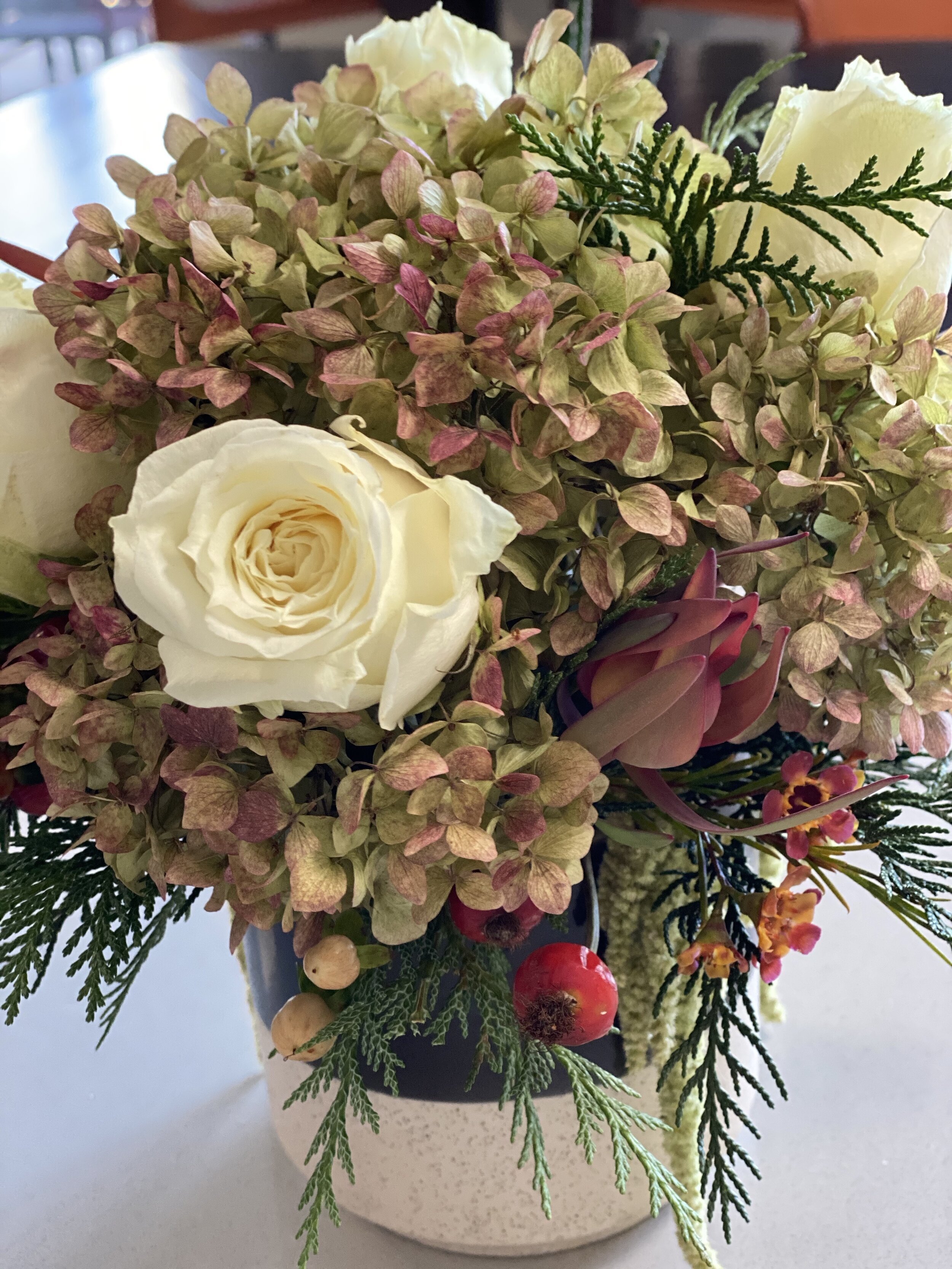 Small Holiday Centerpiece