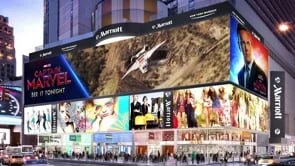 Captain Marvel - Marriott Times Square Road Block