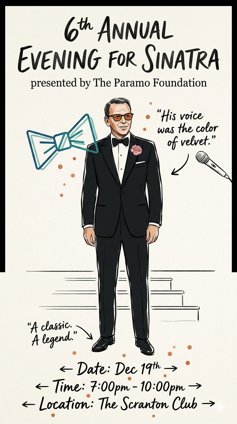 6th Annual Evening for Sinatra: Save The Date!
