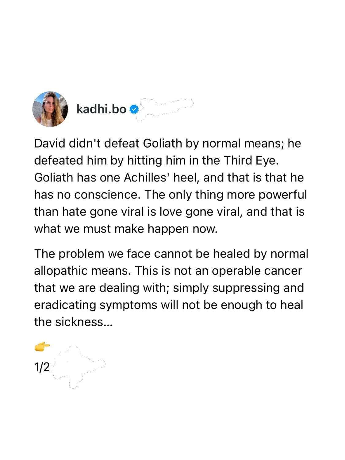 What is the most meaningful contribution you can make to heal this seemingly broken world?

Work on yourself. 

Regulate your nervous system
Get as healthy as you can
Heal your trauma
Confront &amp; integrate your shadows
Repair &amp; strengthen your