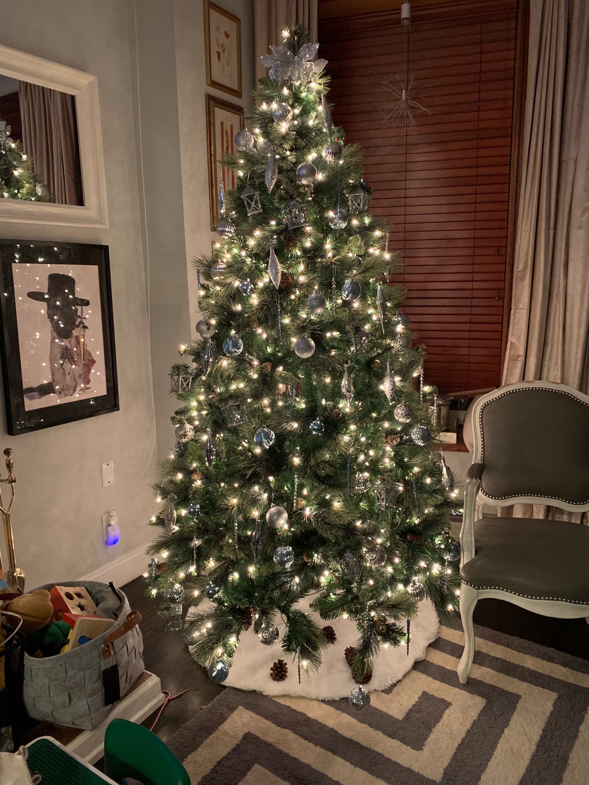 Our Christmas tree courtesy of Amazon