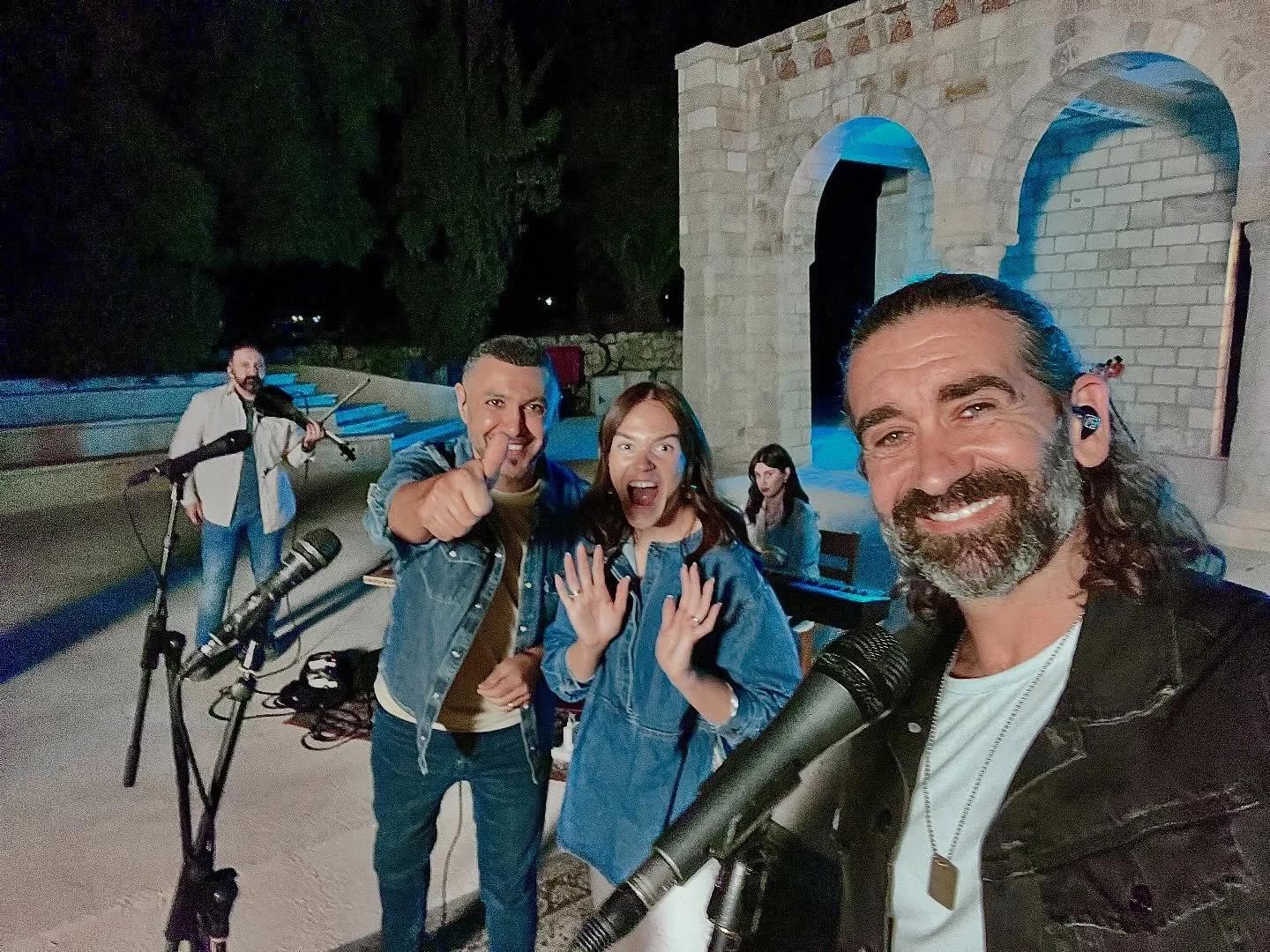 An amazing day with my dear friends @nizar.francism and Rebekah from @soluisrael (filmed a performance and video for my song &ldquo;Jerusalem&rdquo; in English and Arabic! As well as two other worship classics! Stay tuned!

&mdash;&mdash;&mdash;&mdas