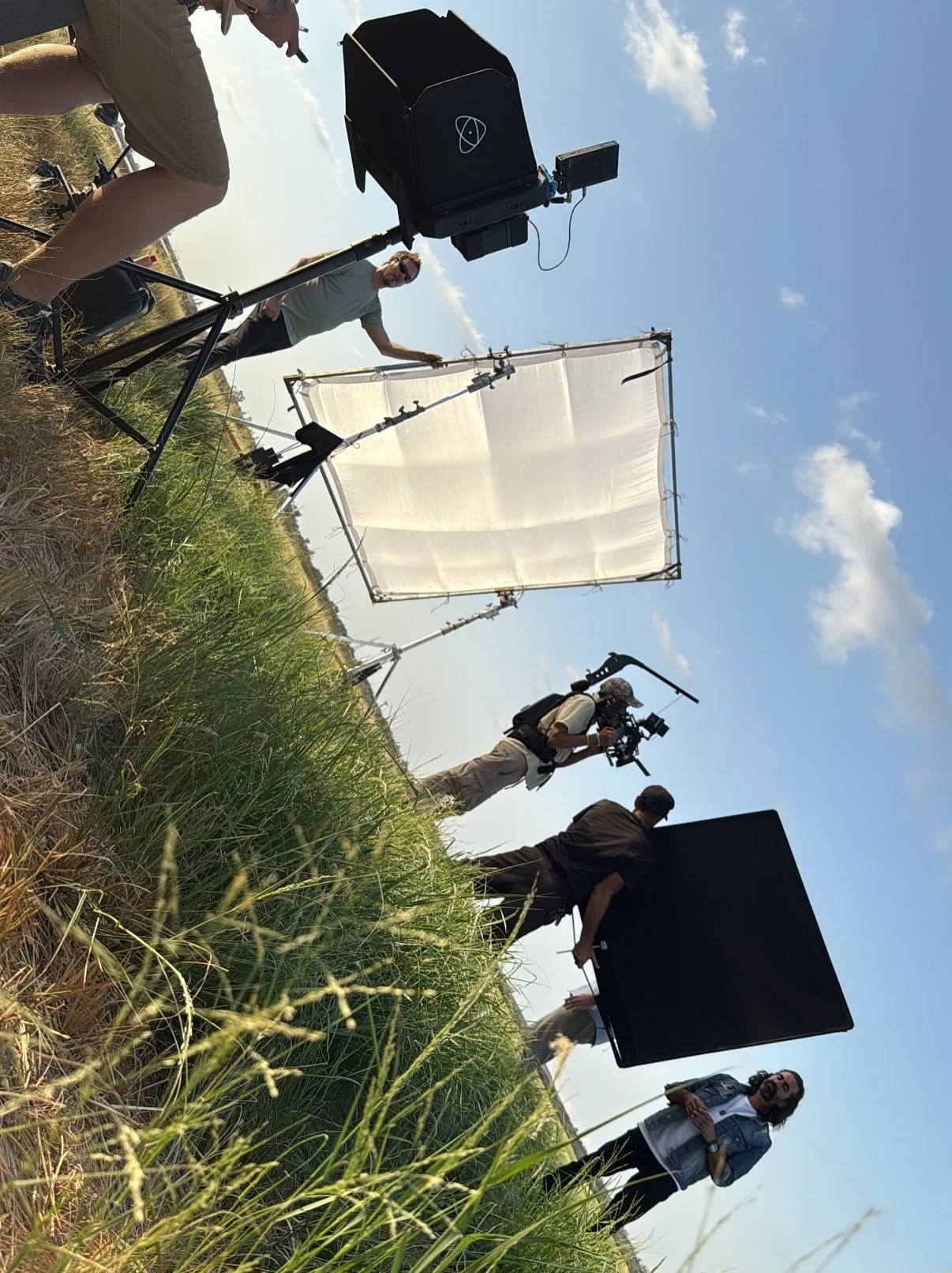 Heartbreaking and powerful day filming my song Zion, on the Gaza border, with my friend Shilo Ben Hod singing in Hebrew, for &ldquo;One For Israel&rdquo;. We visited Kfar Aza, Be&rsquo;eri, and Sa&rsquo;ad where H@m@s attacked on October 7th commutin