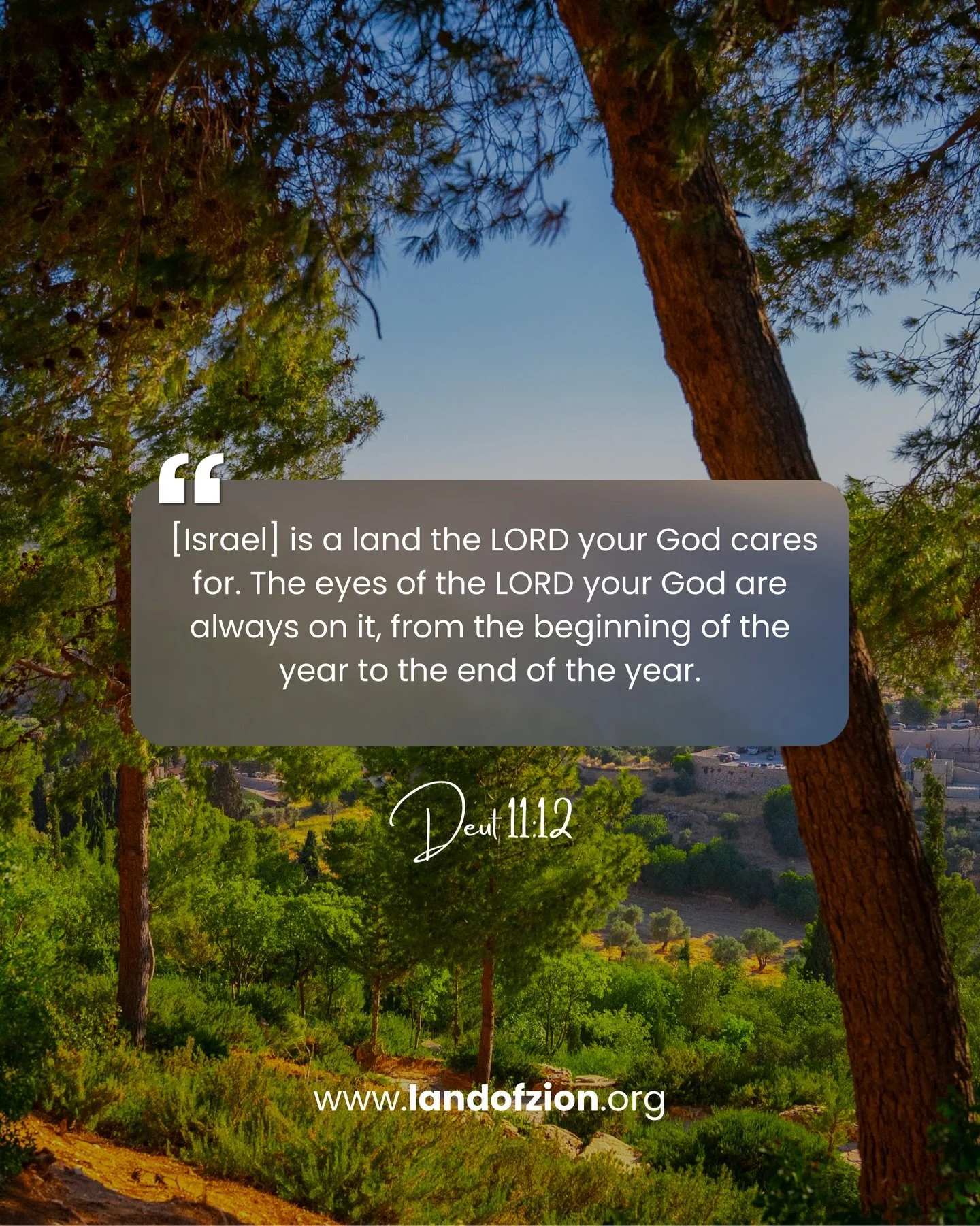 Reading through Deuteronomy chapter 11 today, I came across these words to Israel as they were about to enter the Promised Land. This is how I feel every single time I&rsquo;m there. SAFE. 10 times in the last 10 years. Whether during time of war or 