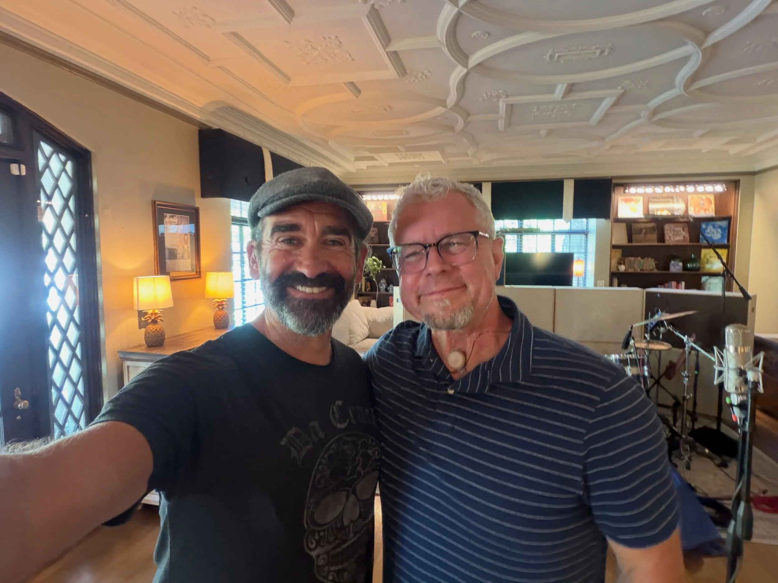 Day 2/3 recording &ldquo;Lazarus&rdquo; with my long-time friend Dan Hannon @ivymanorstudios in Muscle Shoals, Alabama. (Dan produced my first two albums: Anything Worth Saying and Whispered and Shouted)

We grabbed some fantastic behind the scenes v