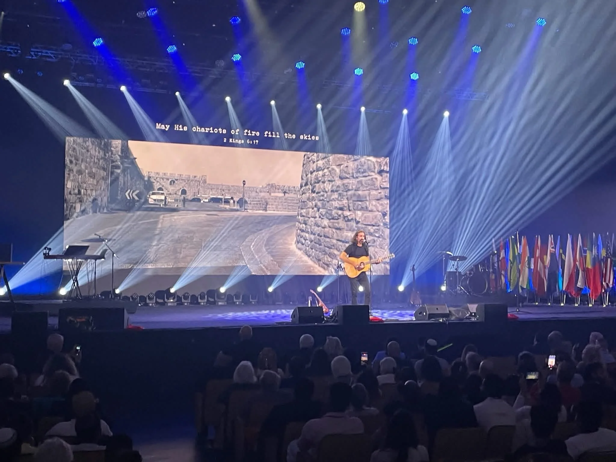 This was a good moment. 

A performance of my song &ldquo;Jerusalem&rdquo; (quoting the Bible and yet controversial in Christianity) in Jerusalem at the @icej_official Feast of Tabernacles. 
📷 J.D. Bennett