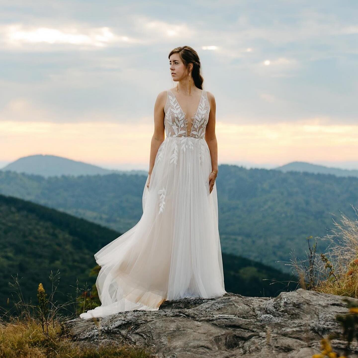 Here at #wildflowerbridal, every day is #internationalwomensday 💪👯&zwj;♀️💕
Photos @balsam_portraits 
Real #wildflowerbride @juliahaman8 
#femaleentrepreneur #femaleempowerment #womanowned #womensupportingwomen #ashevillebridalshop #ashevilleweddin